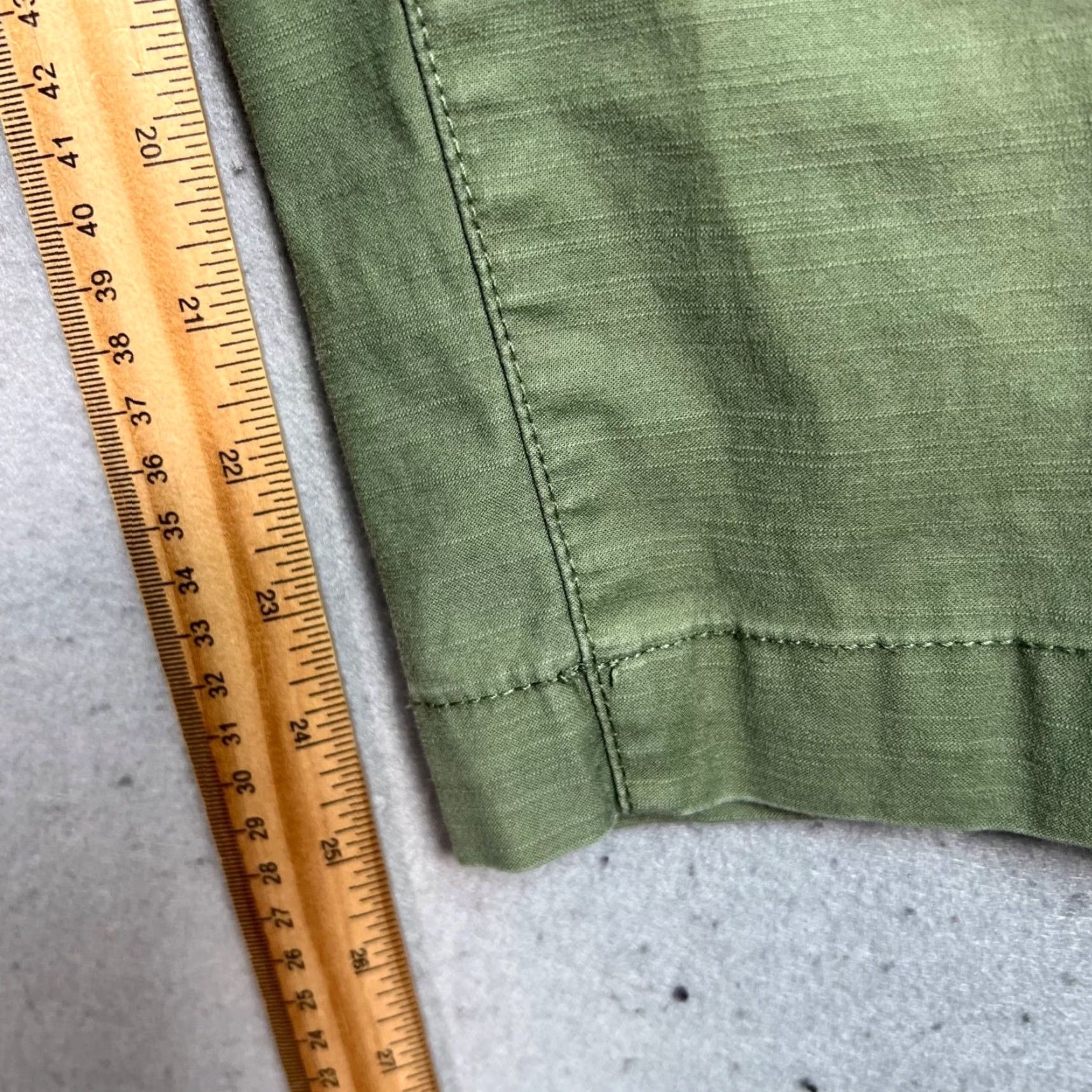 Uniqlo VINTAGE Uniqlo Women Pants Chino Tapered Olive Green 26 Adult Women 26in Inseam 26in Cotton Blend Size 26" / US 2 / IT 38 - 6 Thumbnail
