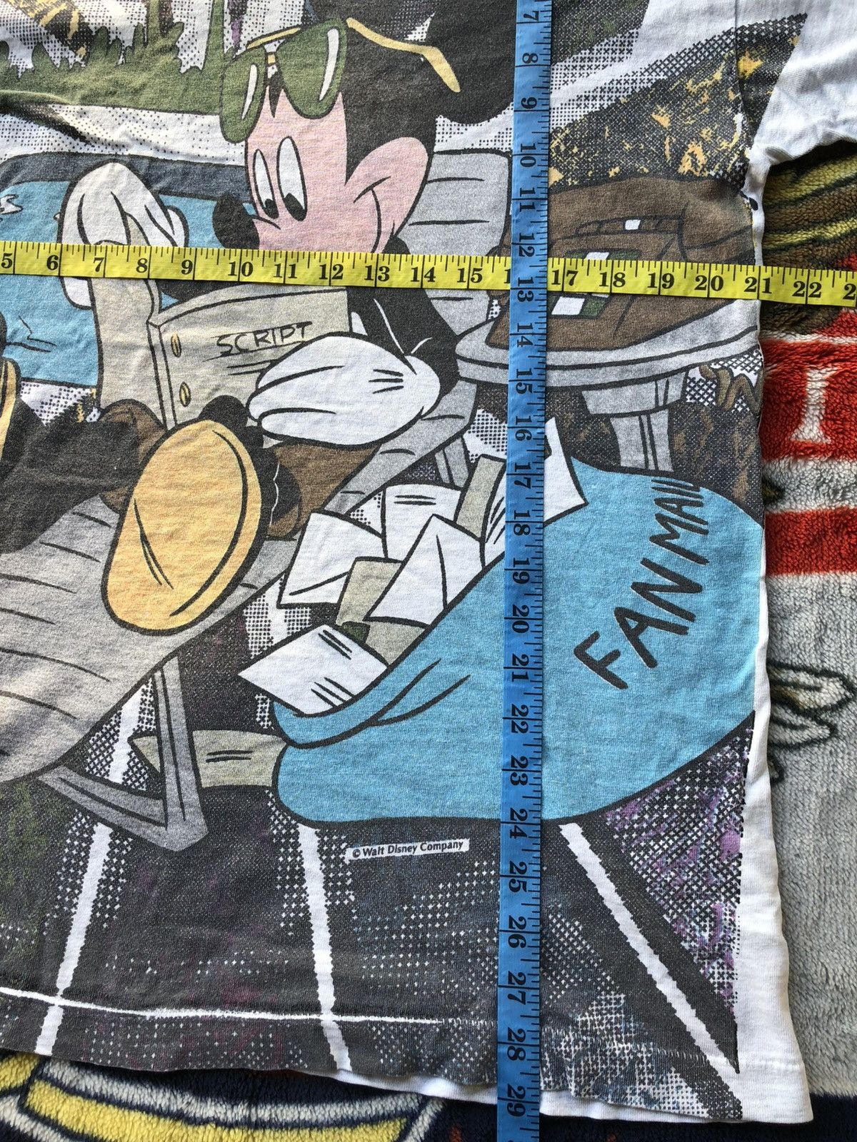 Mickey Mouse Thrashed Vintage Mickey Mouse Hollywood Mickey Shirt Tee Size US M / EU 48-50 / 2 - 11 Thumbnail
