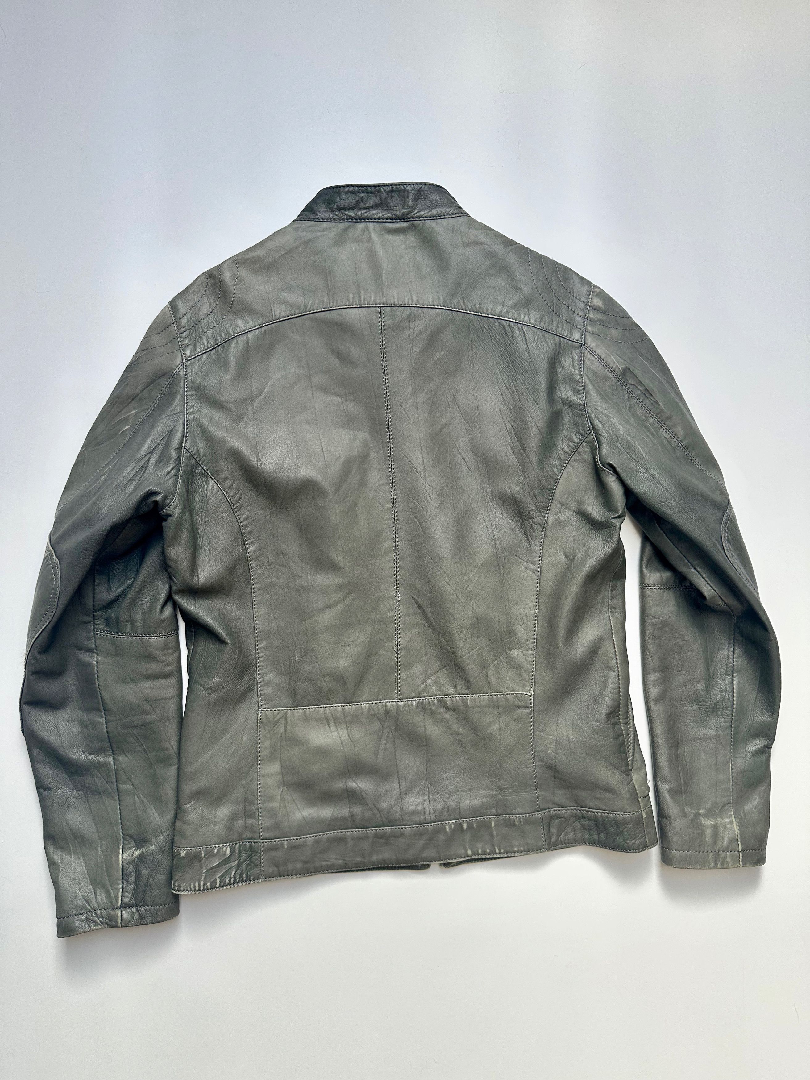 Mango Mango by Homini Emerito Leather biker style jacket Size US M / EU 48-50 / 2 - 6 Thumbnail