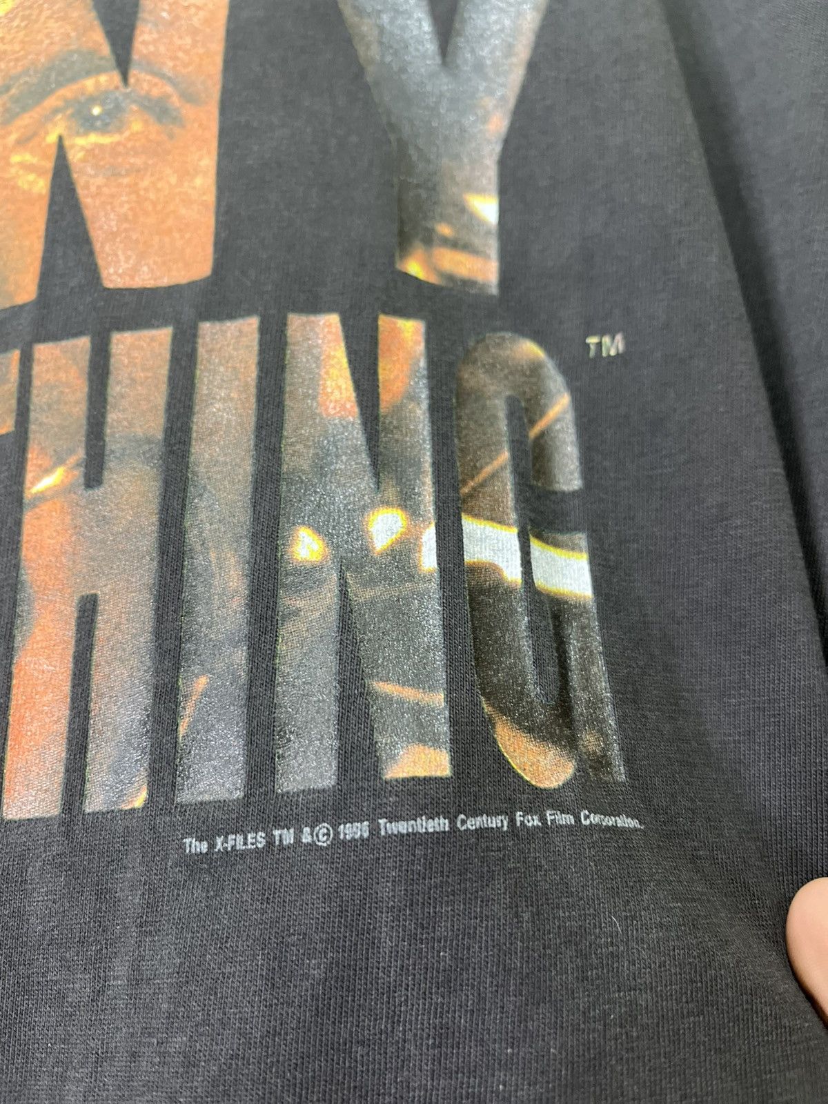 Vintage Vintage 1995 The X Files The Truth Is Out There Black Men‘s Size US M / EU 48-50 / 2 - 8 Thumbnail
