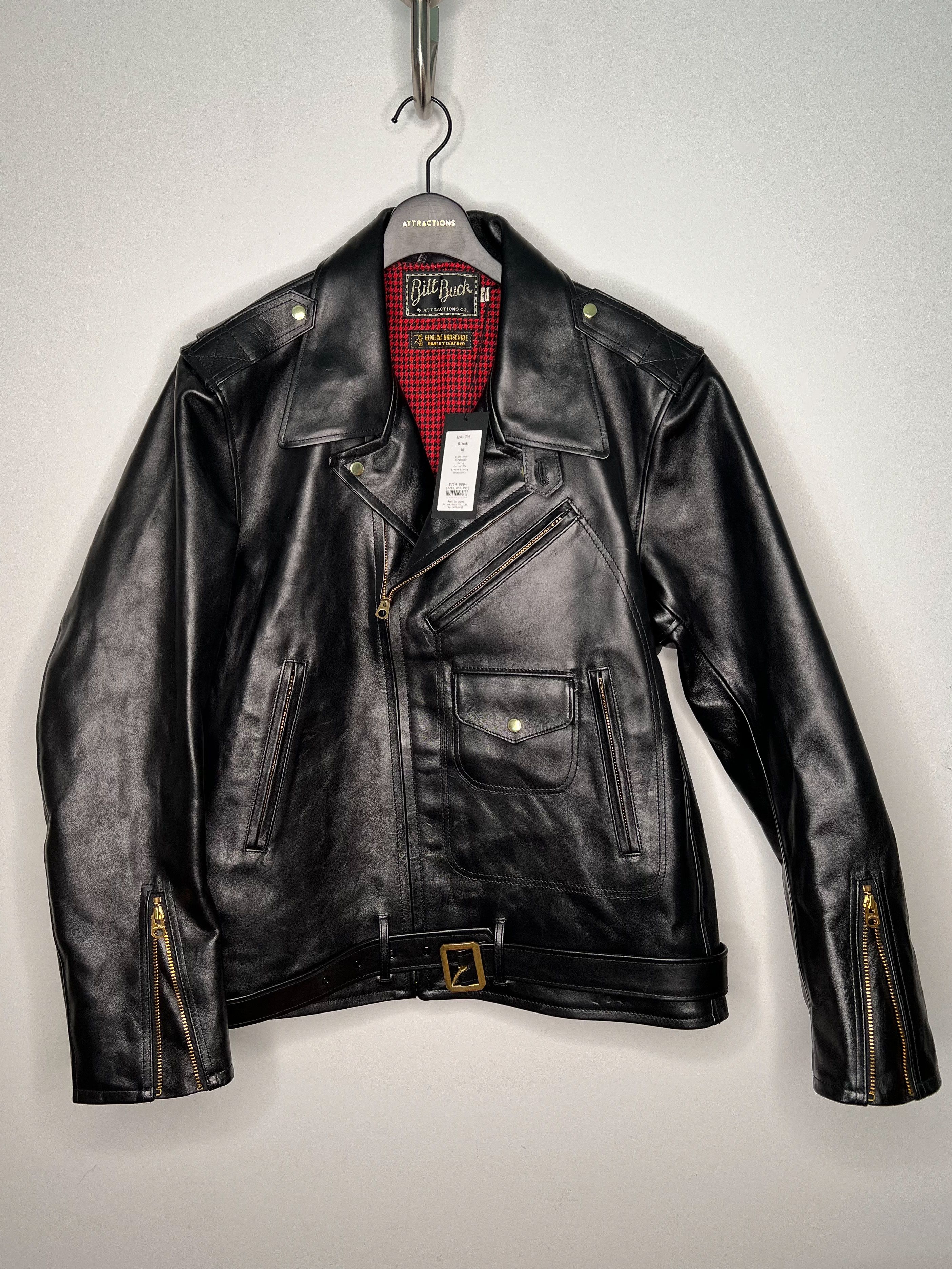 image of Biltbuck By Attractions Size 46 Lot.704 Dp Rider’S Jacket in Black, Men's