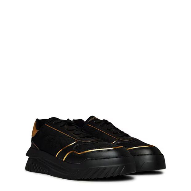 Versace o1g2r1mq0824 Odissea Trainers in Black & Gold Size US 11 / EU 44 - 3 Thumbnail