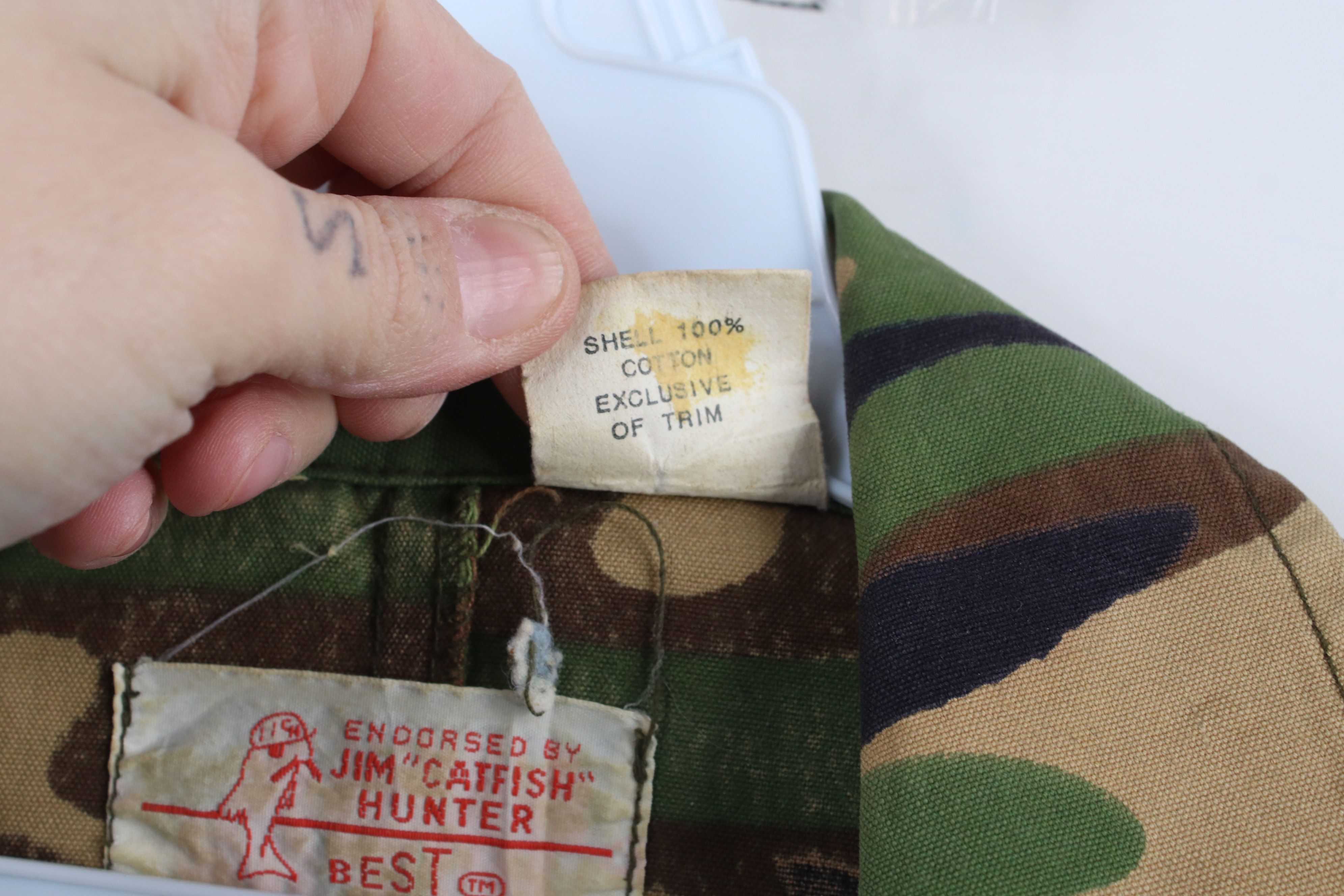 Vintage Vintage 70s Streetwear Camouflage Hunting Field Jacket Size US L / EU 52-54 / 3 - 11 Thumbnail