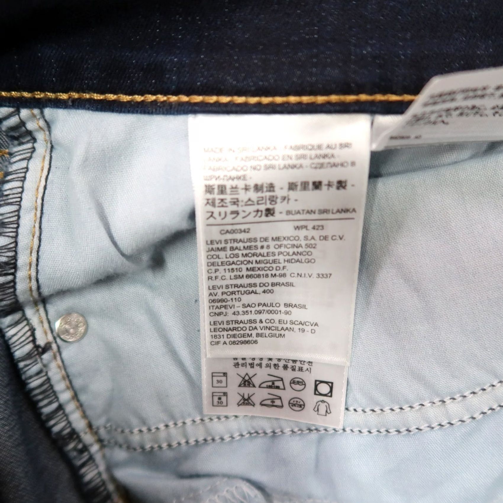 Levi's Levi's 715 Boot Cut Stretch Jeans Women's 33x32 Blue Denim Size 24" / US 00 / IT 34 - 7 Thumbnail