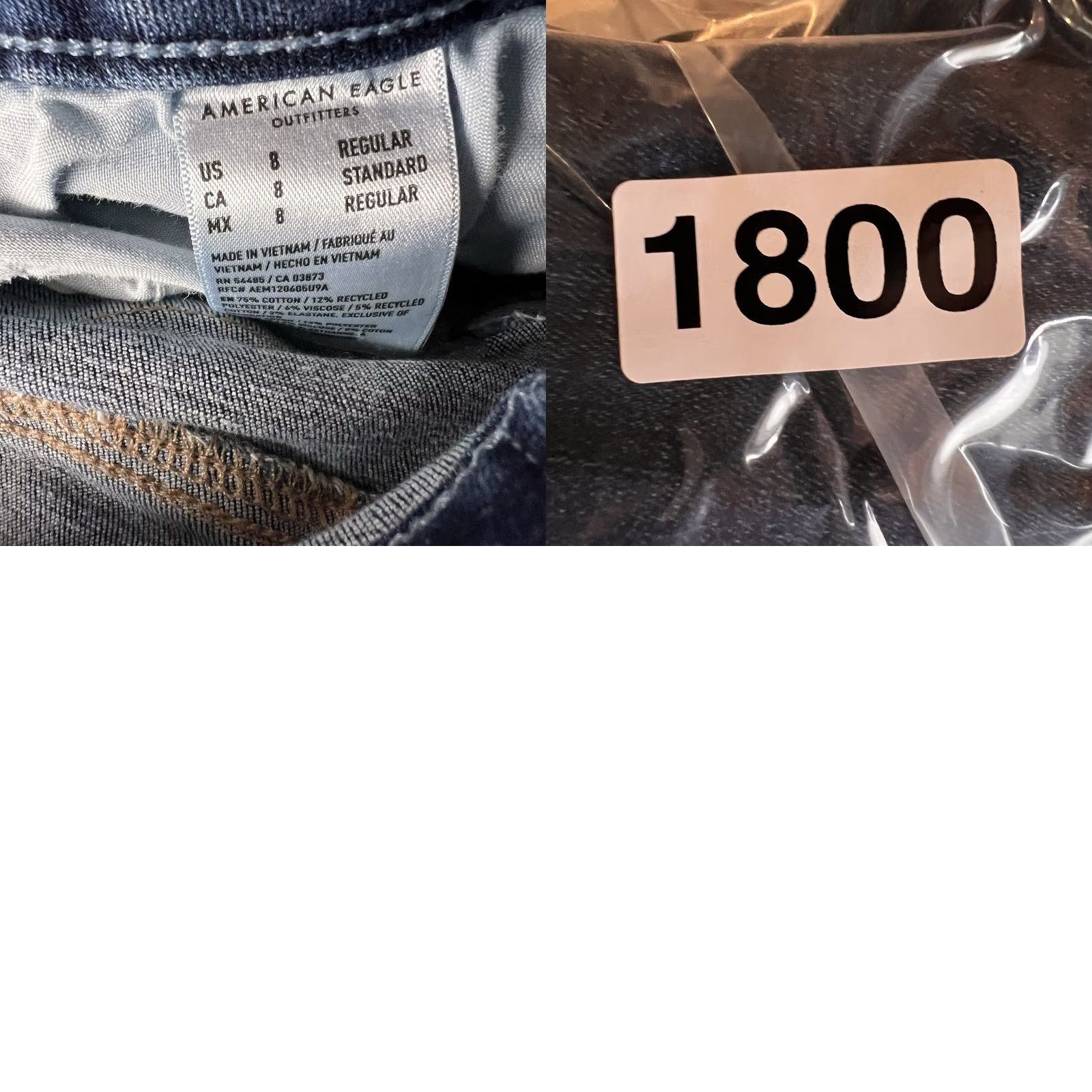 American Eagle Outfitters American Eagle Outfitters Jeans Women Flared 8 Regular Blue Denim High Rise 31in Inseam Size 30" / US 8 / IT 44 - 8 Thumbnail