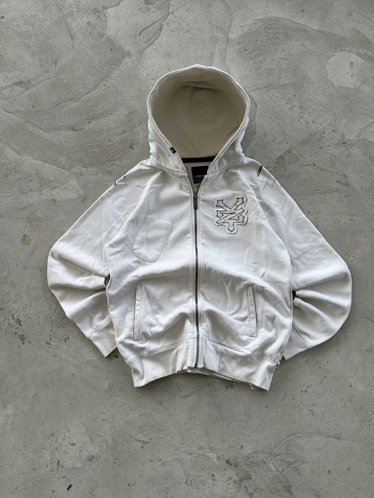 Zoo York Vintage Zoo York Big Back Print White Y2K Men’s Size S Size US S / EU 44-46 / 1 - 1 Thumbnail
