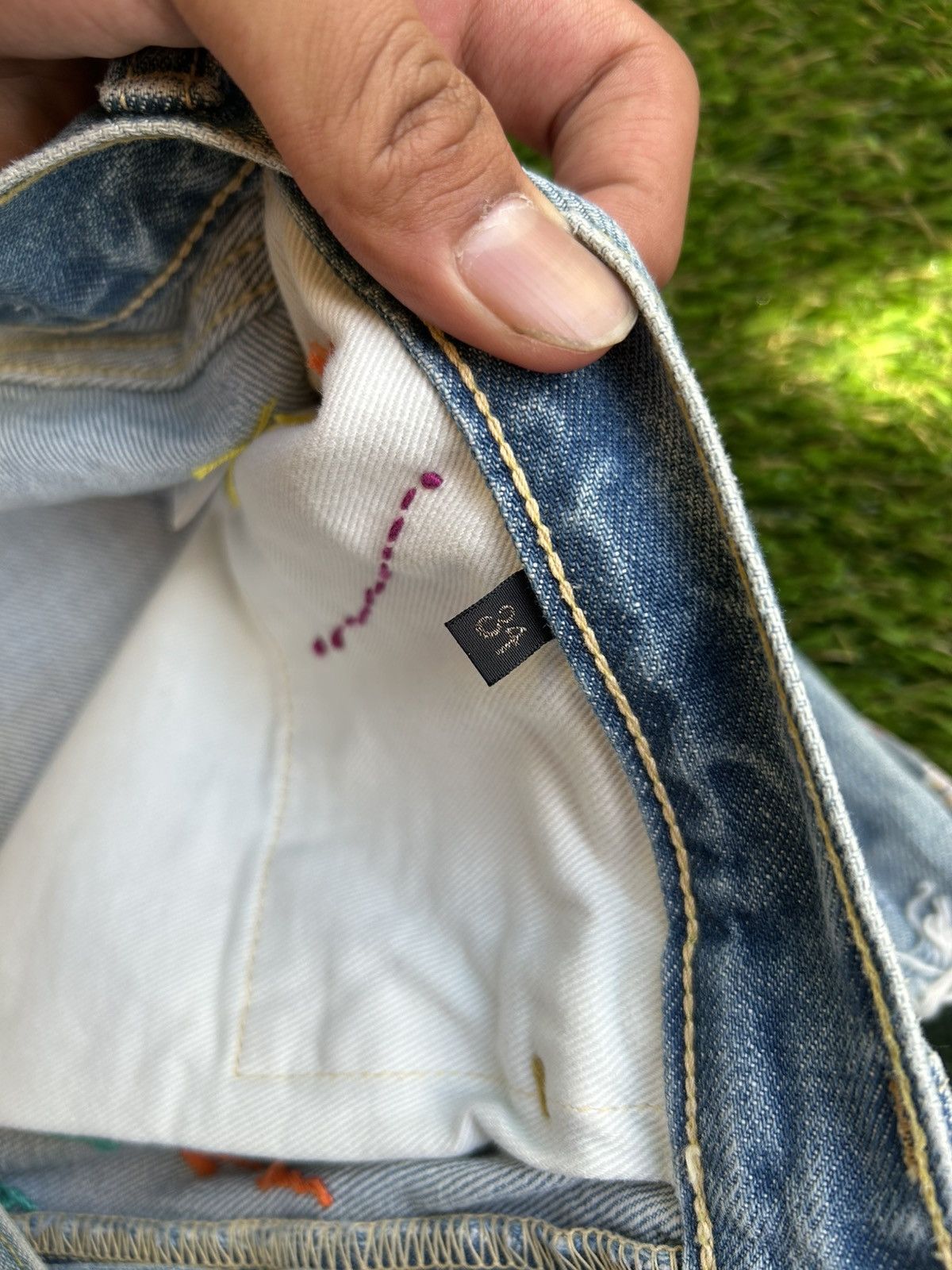 Kapital Kapital Japan Denim Crazy El Paso Monkey Cisco Hippie Jeans Size US 34 / EU 50 - 5 Thumbnail
