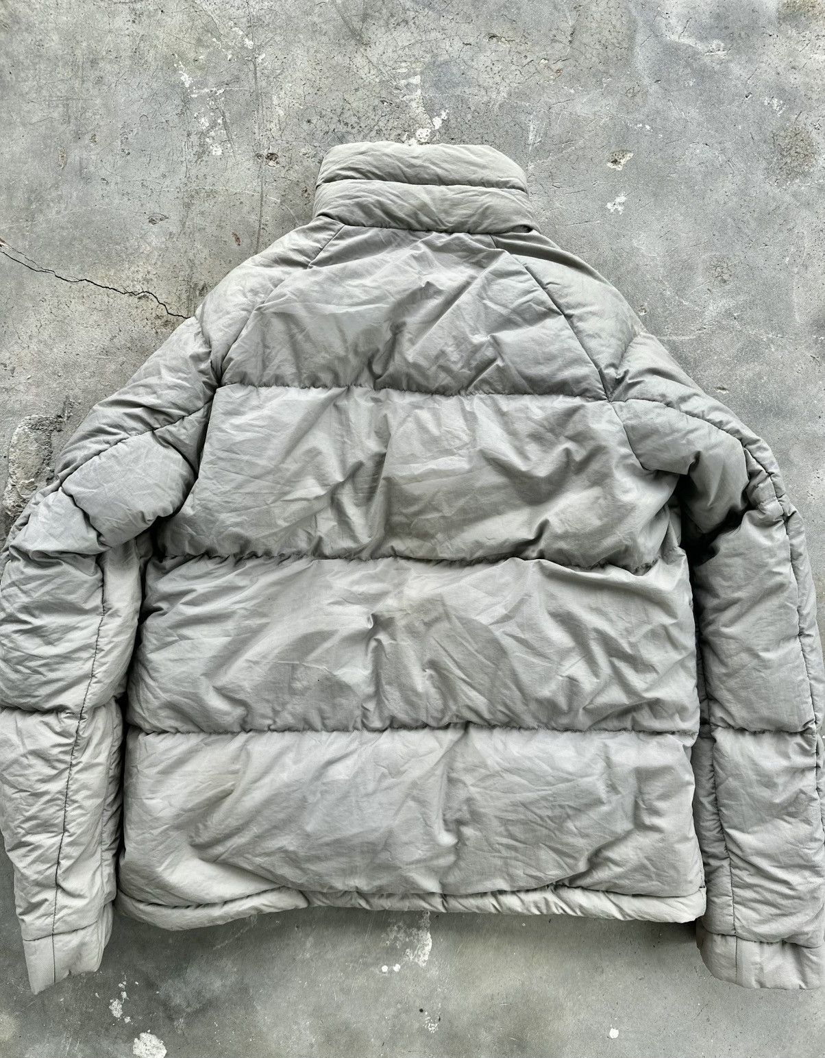 Nike 00’s Nike Puffer Beige Vintage Size US XL / EU 56 / 4 - 2 Thumbnail