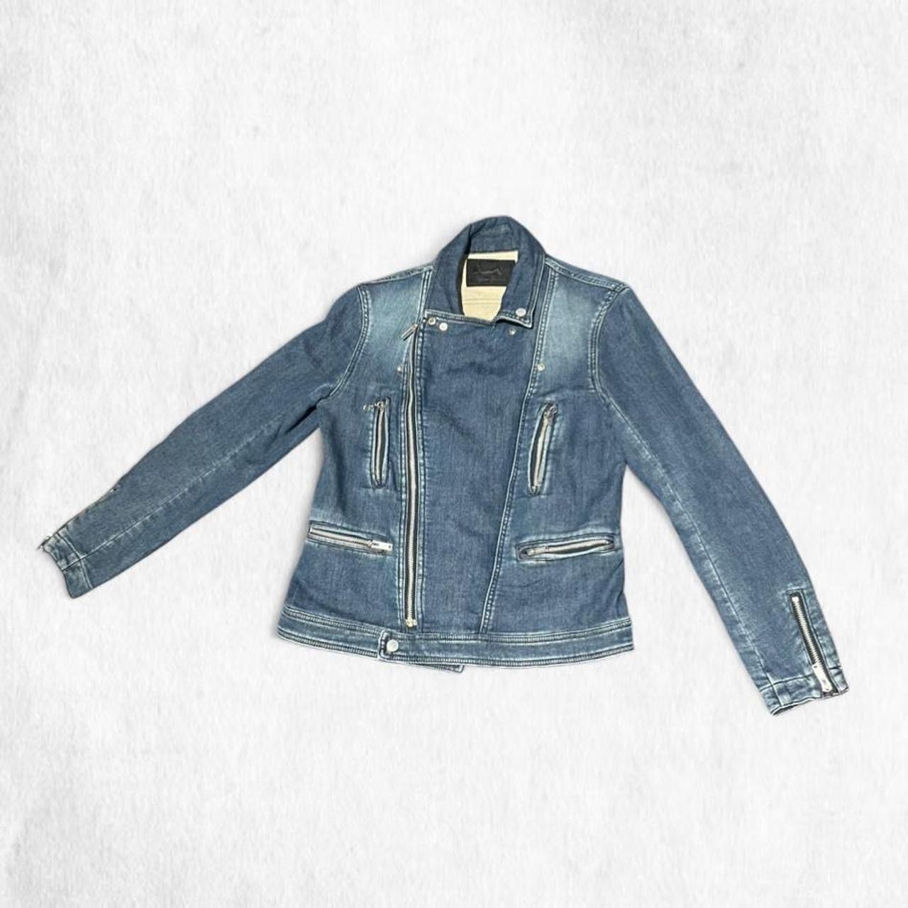 Hysteric Glamour Hysteric Glamour RARE VTG blue denim biker jacket Japanese Size ONE SIZE - 2 Thumbnail