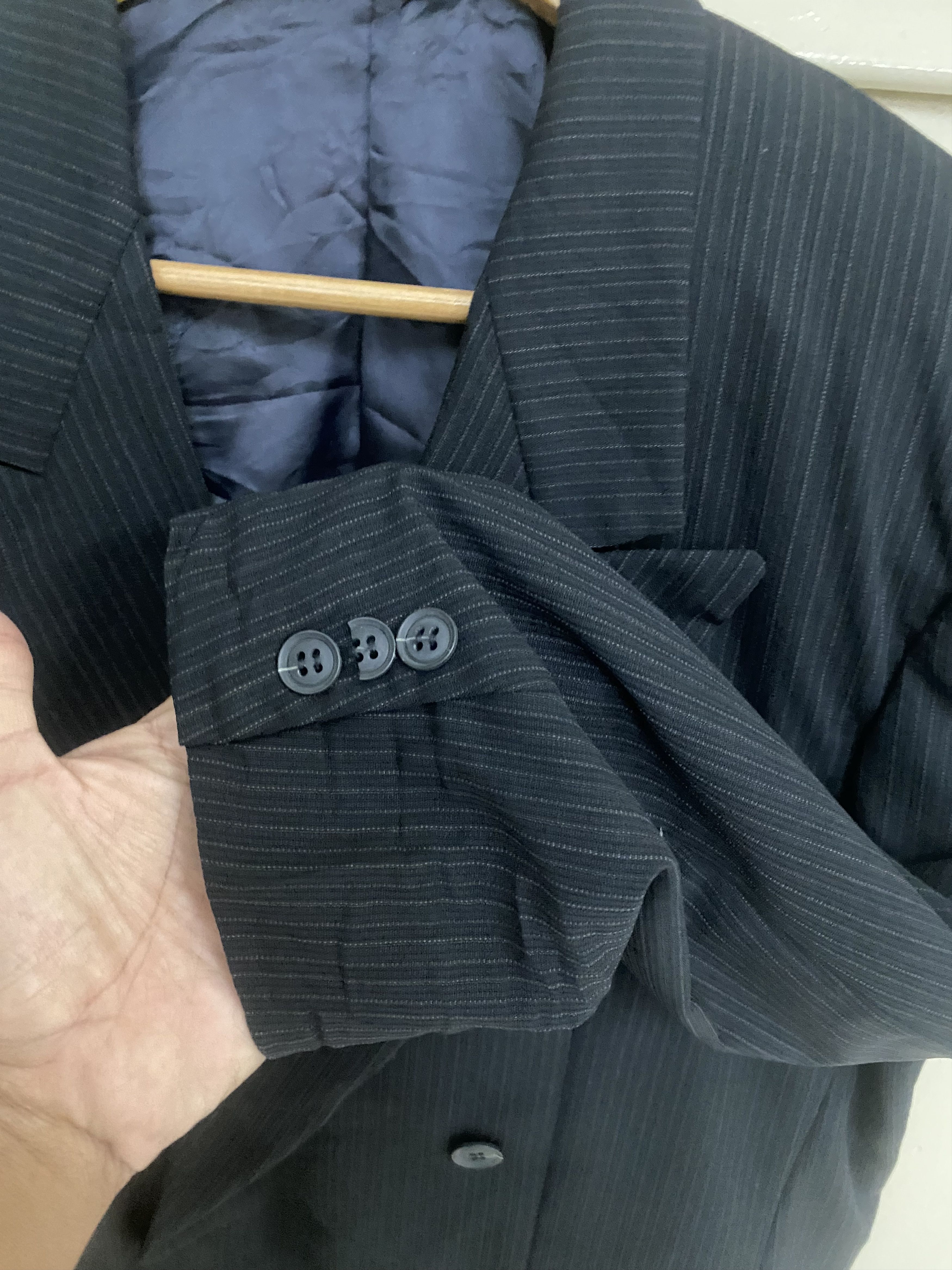Balenciaga Balenciaga Striped Blazer Size 44R - 5 Thumbnail