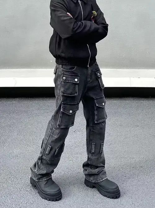 Jean Opium Stack Cargo Jean, Utility Streetwear Jeans Size US 30 / EU 46 - 3 Thumbnail