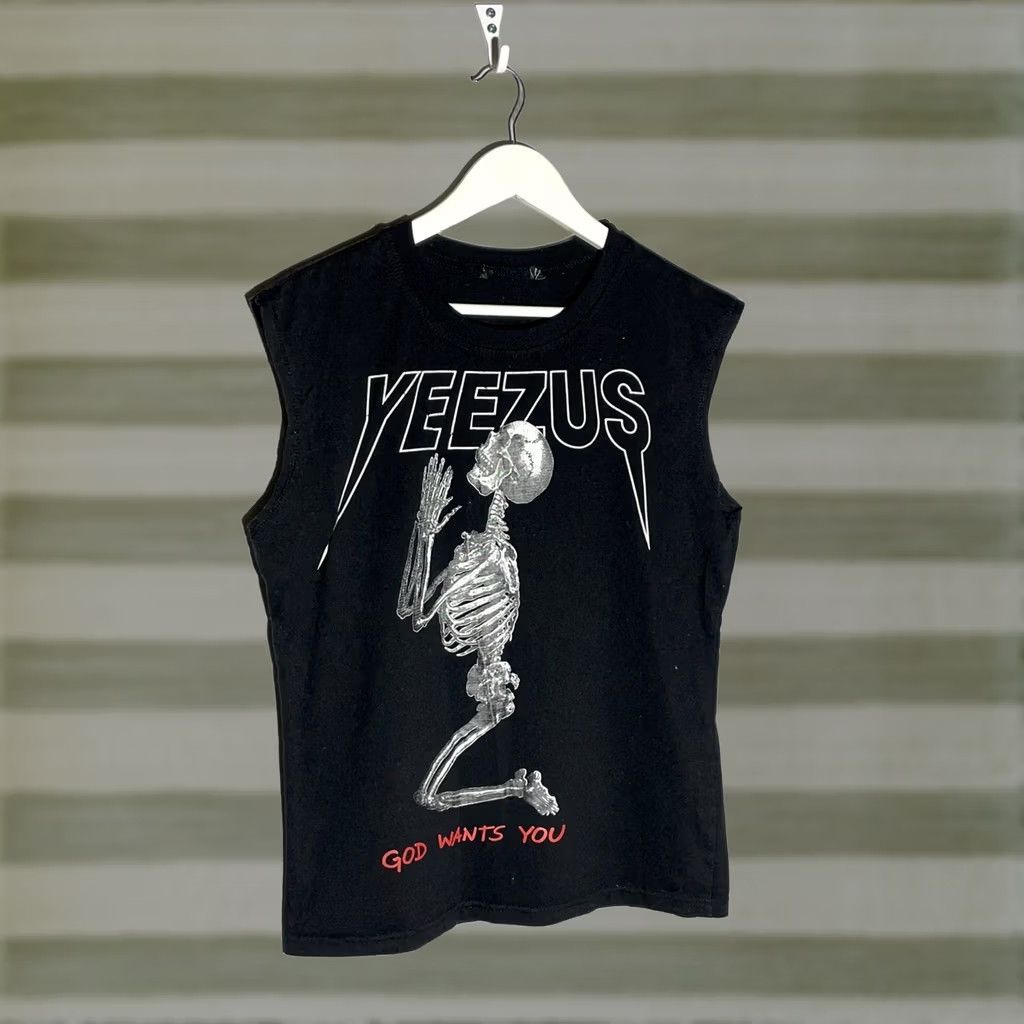Vintage Yeezus Tour T-Shirt Shirt Mens M Black Nike? Size US M / EU 48-50 / 2 - 1 Thumbnail