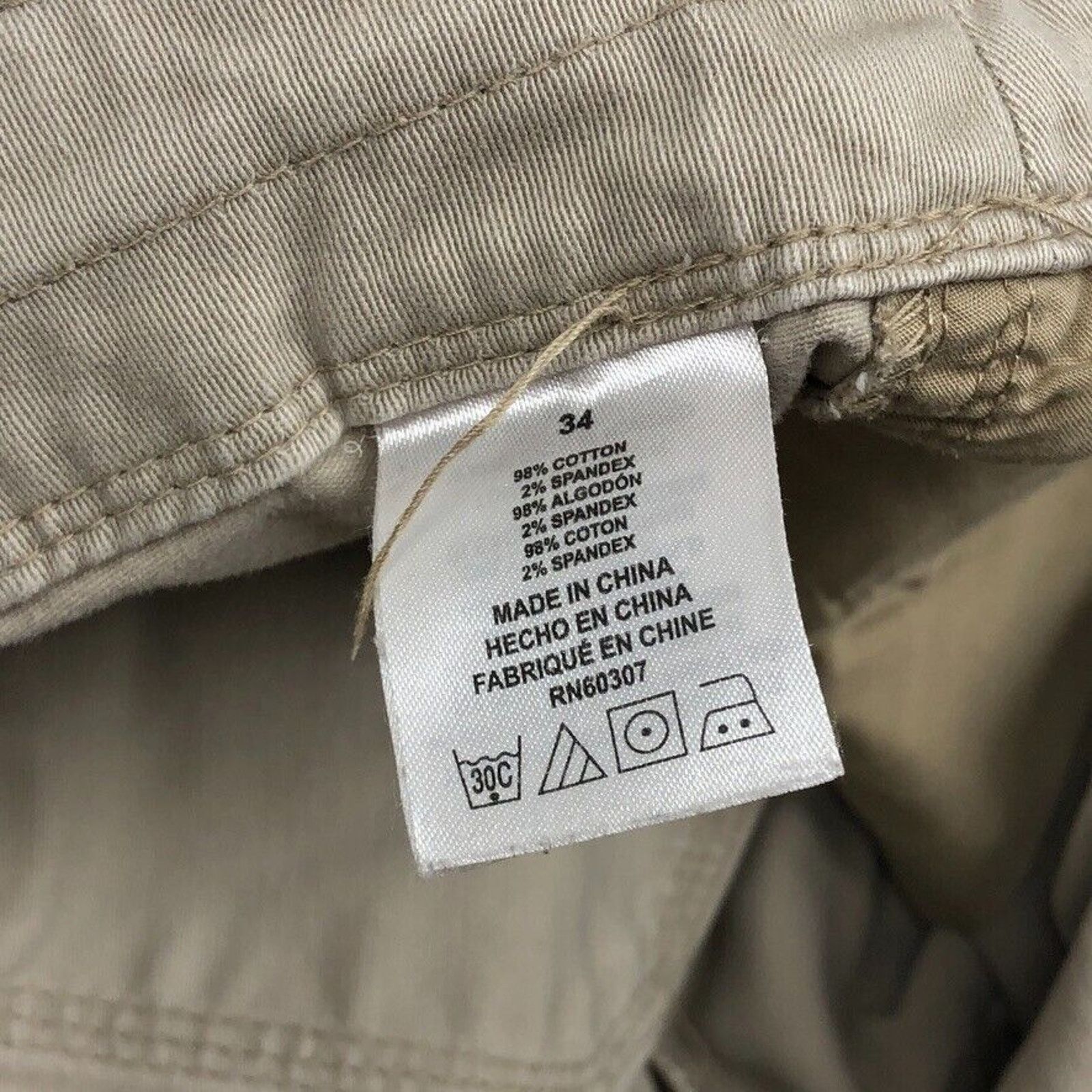 UNIONBAY × Vintage Union Bay Tan Light Brown Cargo Shorts size 34 Streetwear Size US 34 / EU 50 - 5 Thumbnail