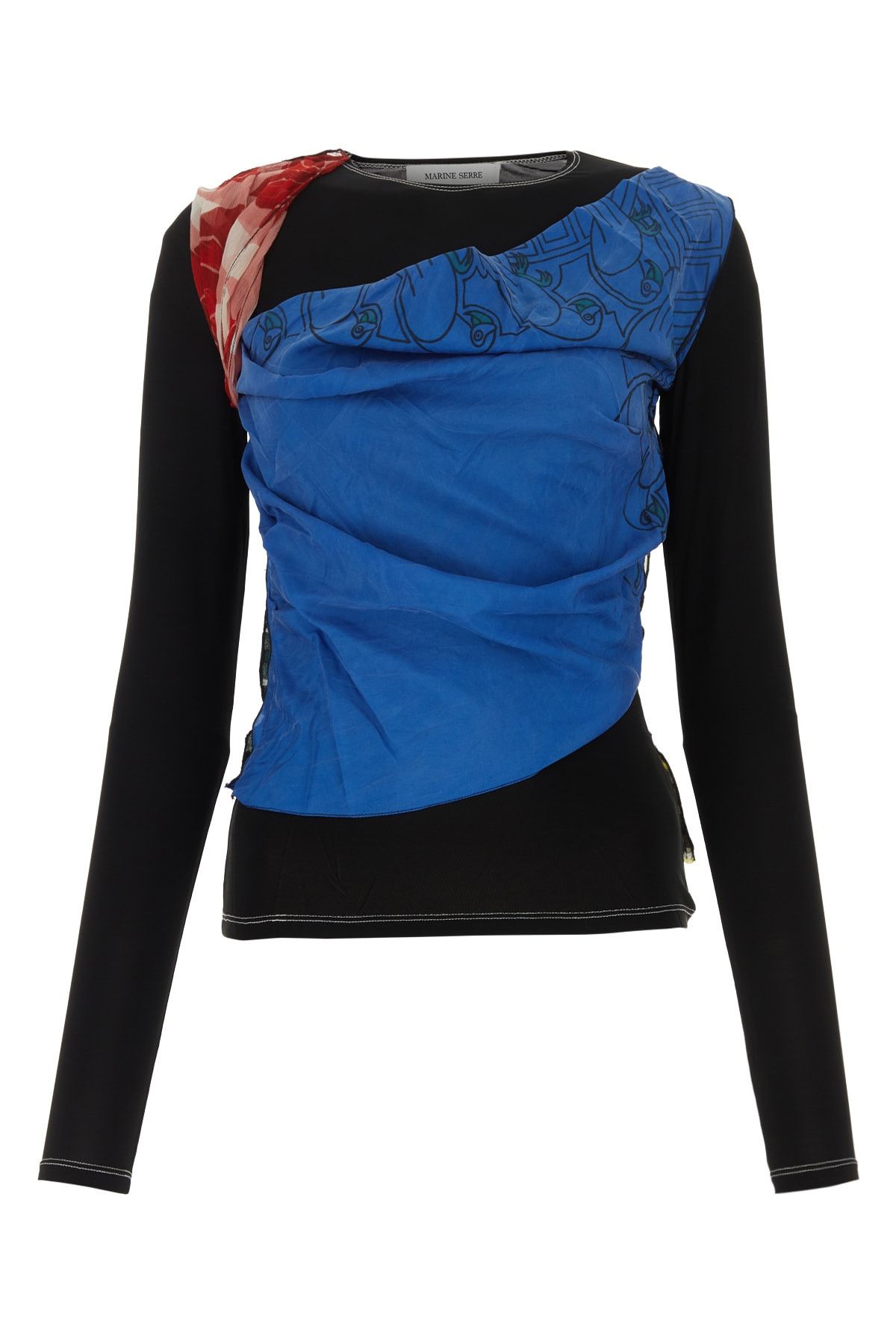 image of Marine Serre Top in Mixed Colours, Women's (Size XS)