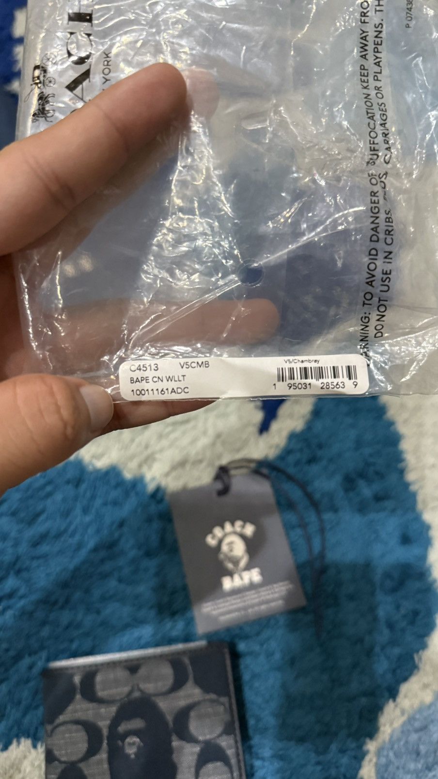 Bape × Coach Bape x Coach Wallet Deadstock Rare Size ONE SIZE - 7 Thumbnail