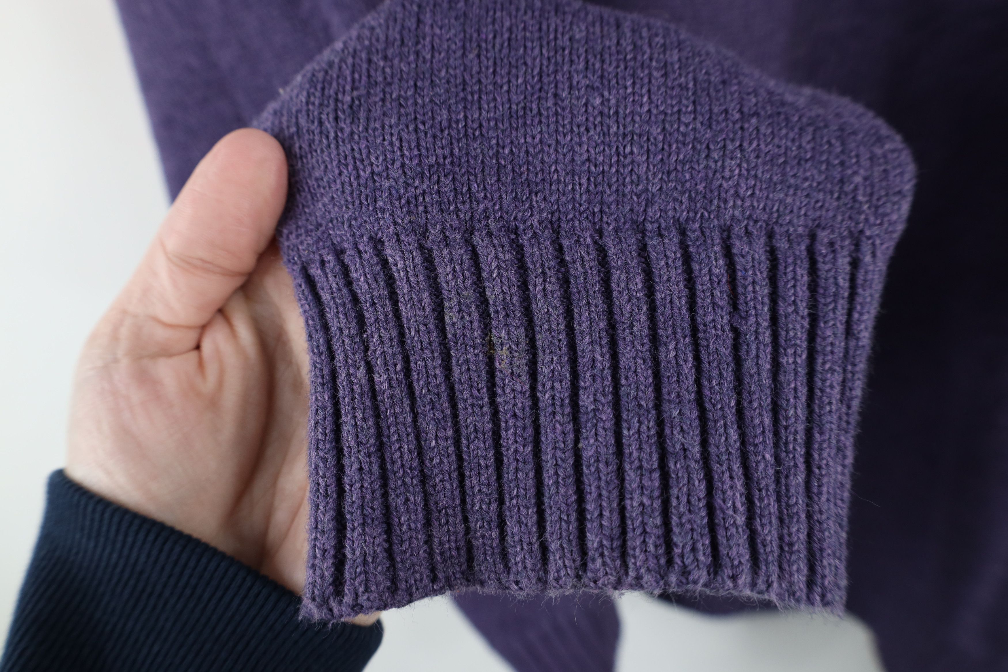 Ralph Lauren × Vintage Vintage 90s Ralph Lauren Half Zip Pullover Sweater Purple Size US XXL / EU 58 / 5 - 8 Thumbnail