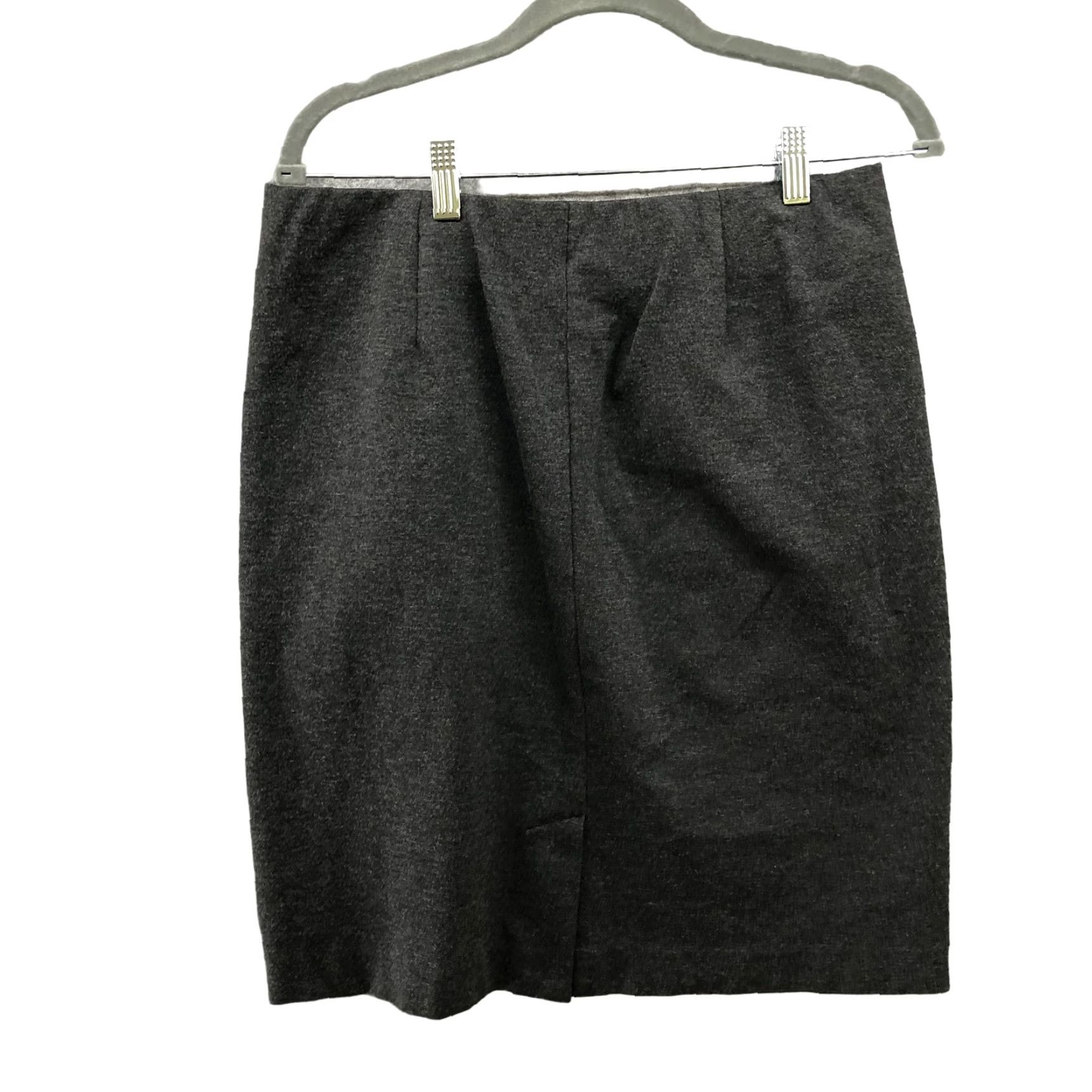 J. Jill J. Jill Skirt Womens S Gray Ponte Pencil Pull On Career Workwear Size 28" / US 6 / IT 42 - 2 Thumbnail