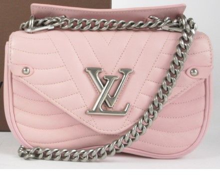 Louis Vuitton Taurillon Leather Chain Shoulder Bag Pink