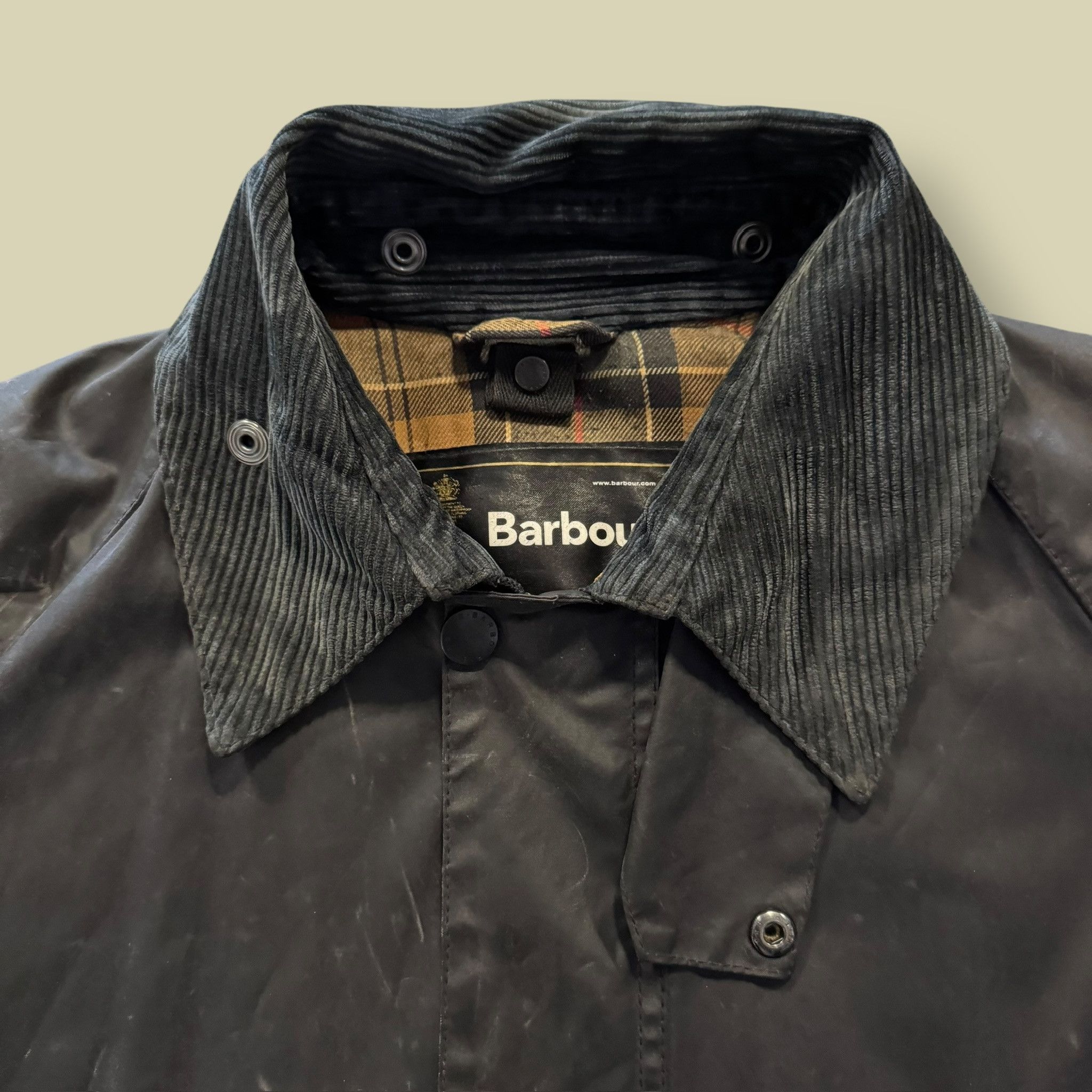 Barbour Barbour Bedale Waxed Blue Jacket Size US M / EU 48-50 / 2 - 2 Thumbnail