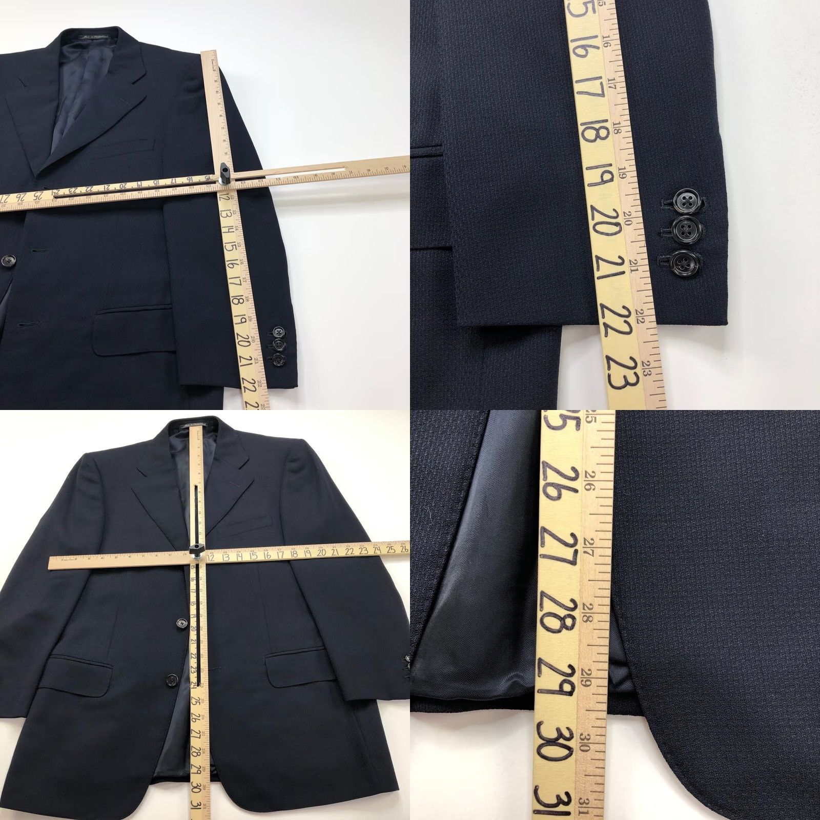 Ermenegildo Zegna Ermenegildo Zegna Cloth 48 EUR Wool Blazer Sport Coat Jacket Textured Blue Men Regular Wool Blazer Solid Blue 48 Mens Blazer Size 48R - 8 Thumbnail
