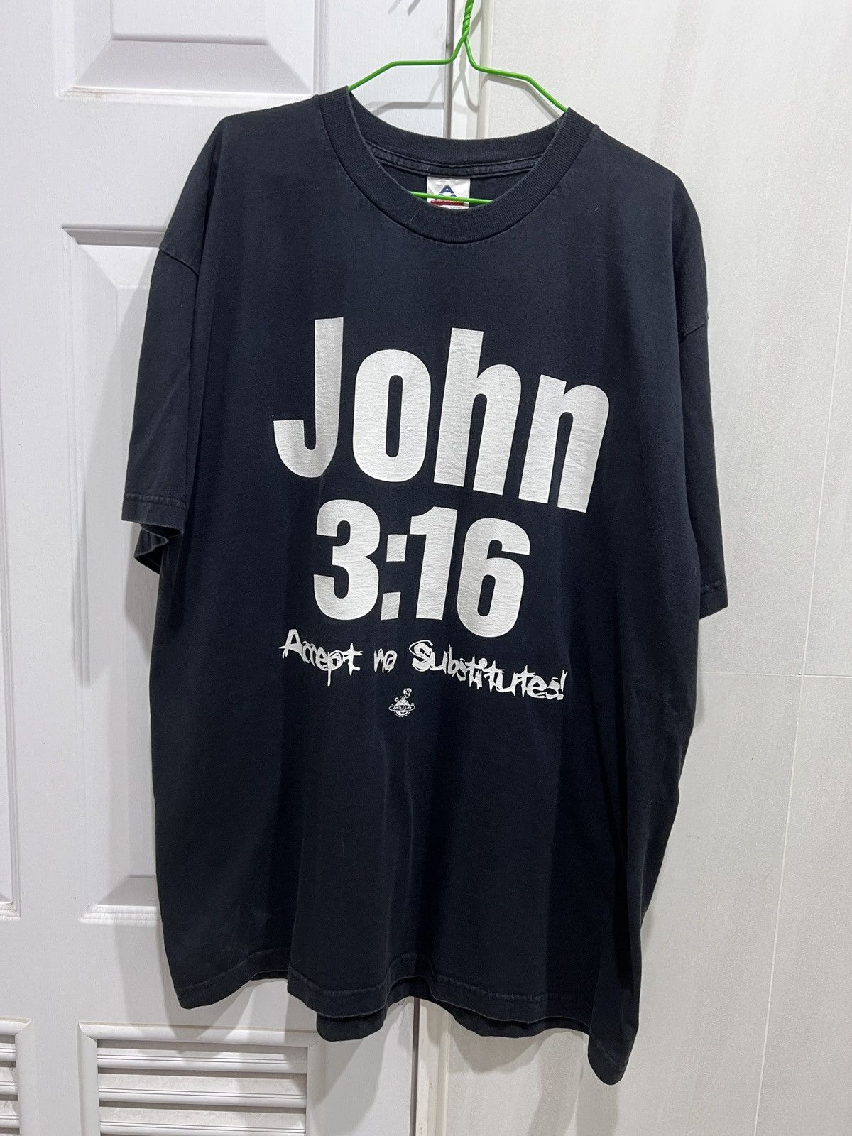 Vintage Vintage 90s Jesus God Bible Holy Stone Cold Parody Tee XL Size US XL / EU 56 / 4 - 2 Thumbnail
