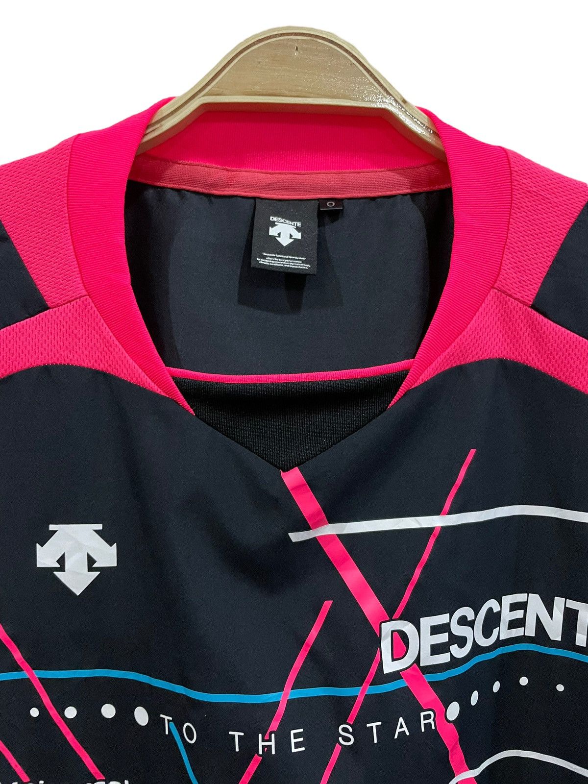 Descente × Japanese Brand 🔥Rare🔥 Descente Short Sleeve Volley Ball Warm Up Jacket Size US M / EU 48-50 / 2 - 4 Thumbnail