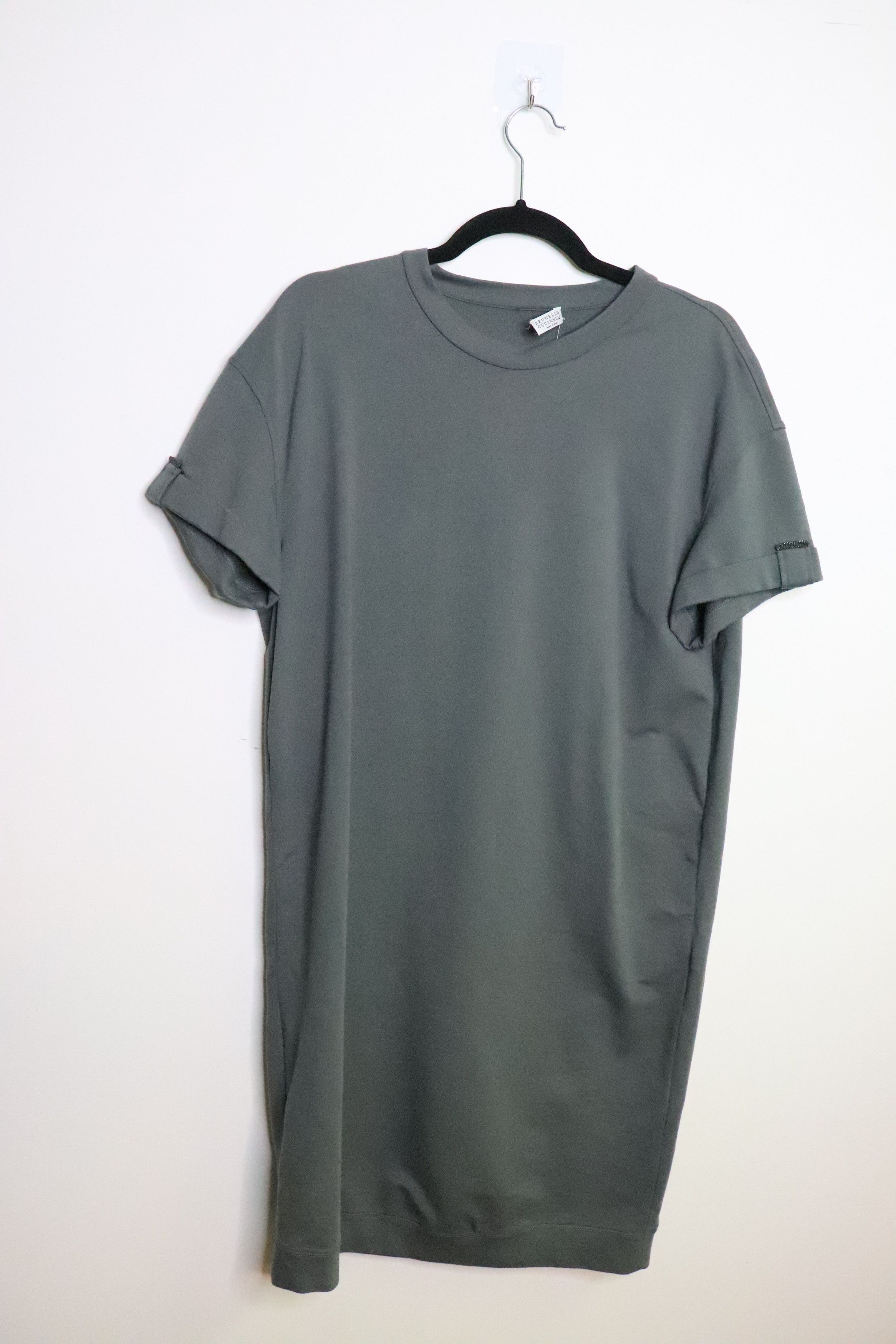 Brunello Cucinelli Grey t-shirt dress - M Size M / US 6-8 / IT 42-44 - 1 Thumbnail