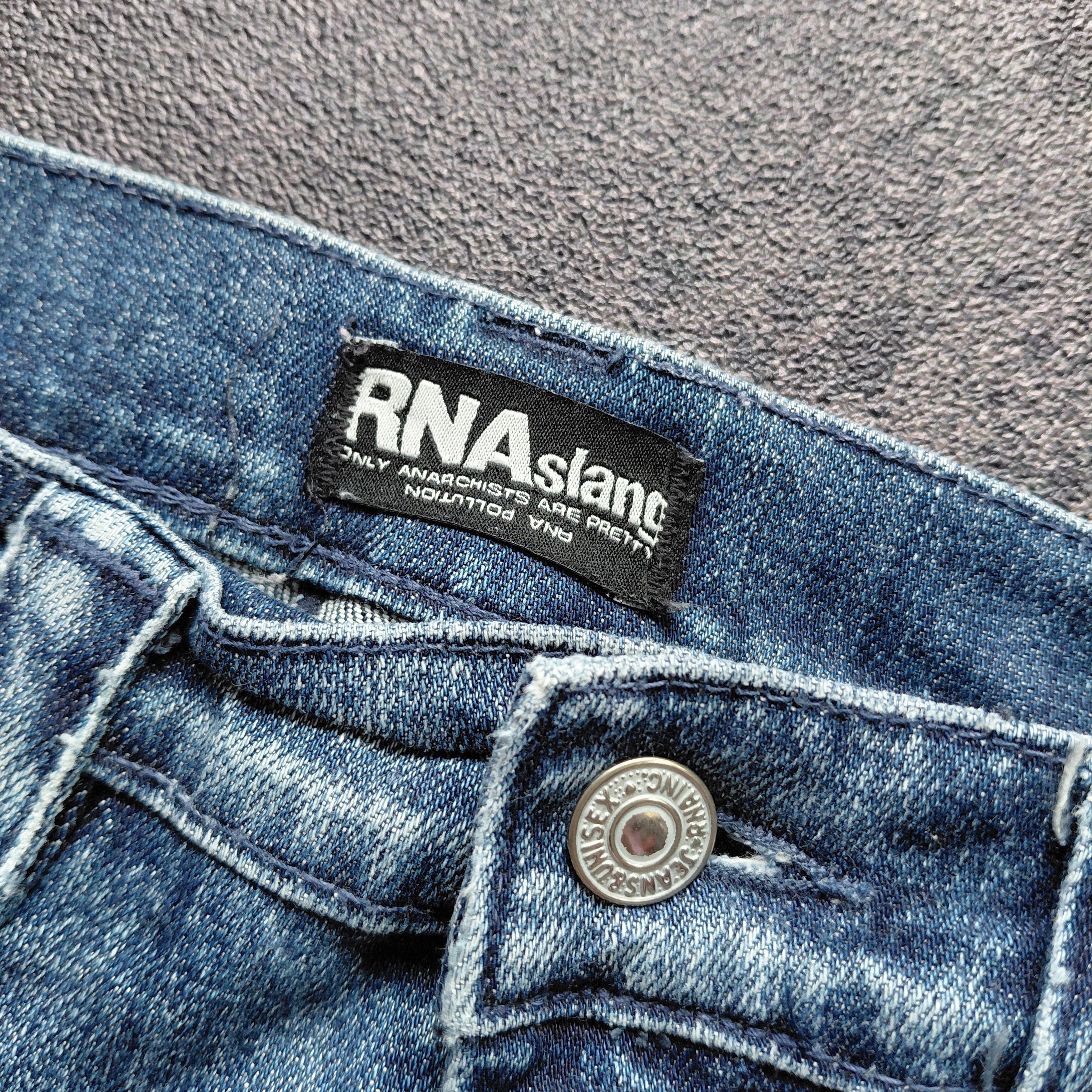 Japanese Brand Vintage Y2K Distressed RNA Studded Denim Pants Size US 30 / EU 46 - 4 Thumbnail