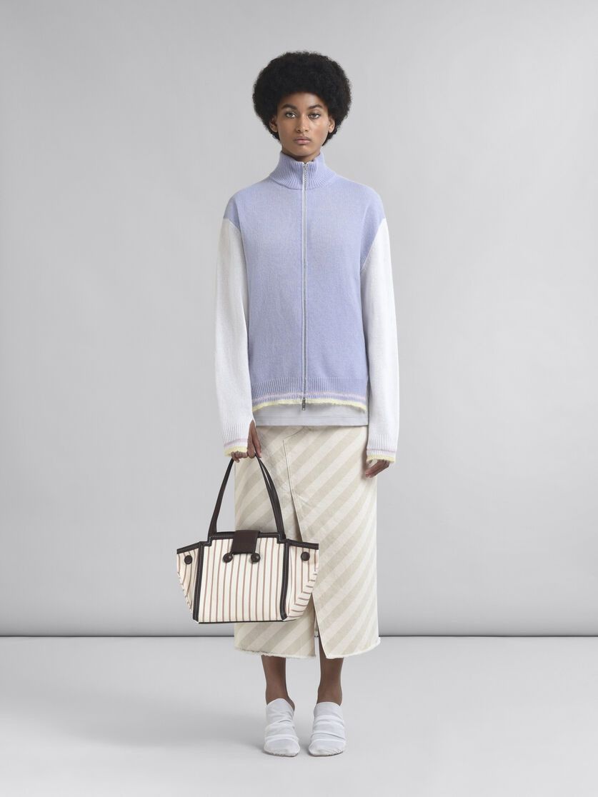 Marni o1w1db11125 Size :OS /Canvas Mini Riviera Bag in Brown Size ONE SIZE - 6 Thumbnail
