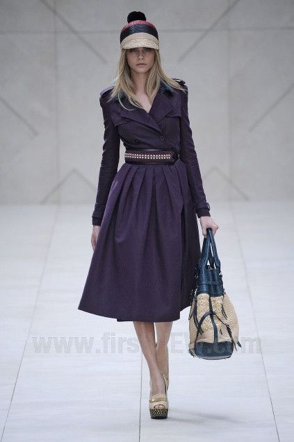 Burberry Prorsum S/S 2012 RUNWAY TRENCH COAT Size S / US 4 / IT 40 - 1 Thumbnail