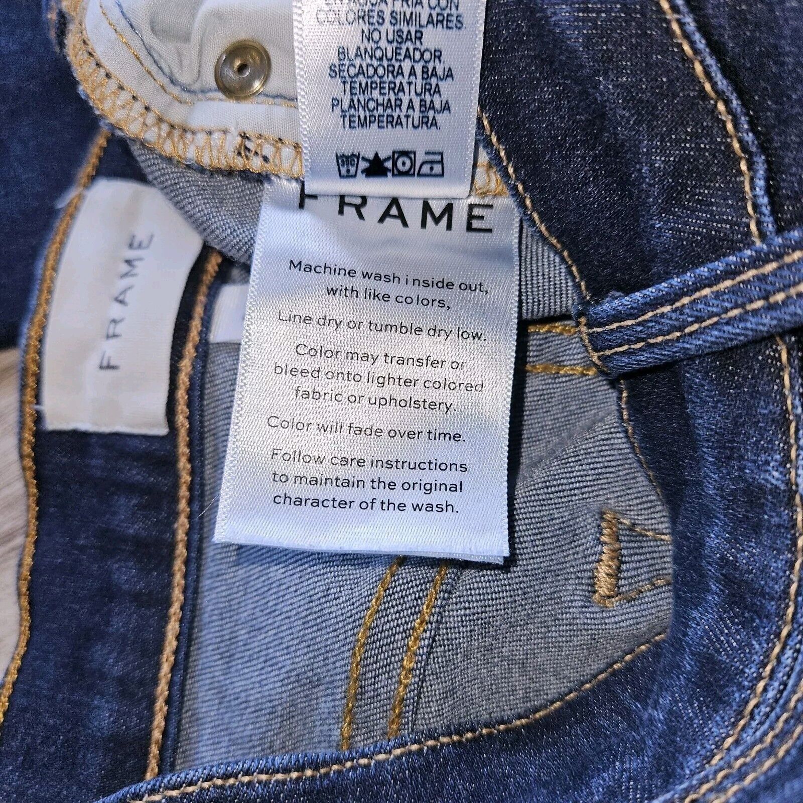 Frame Frame Jeans Women 25 Le High Skinny Split Hem Mid Rise Blue Size 25" / US 0 / IT 36 - 14 Thumbnail
