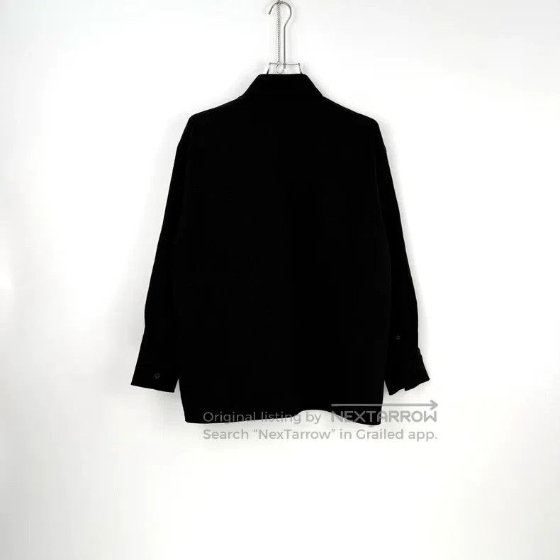 Balenciaga Balenciaga Black solid color chiffon shirt Size 4XL / US 24-26 - 4 Thumbnail