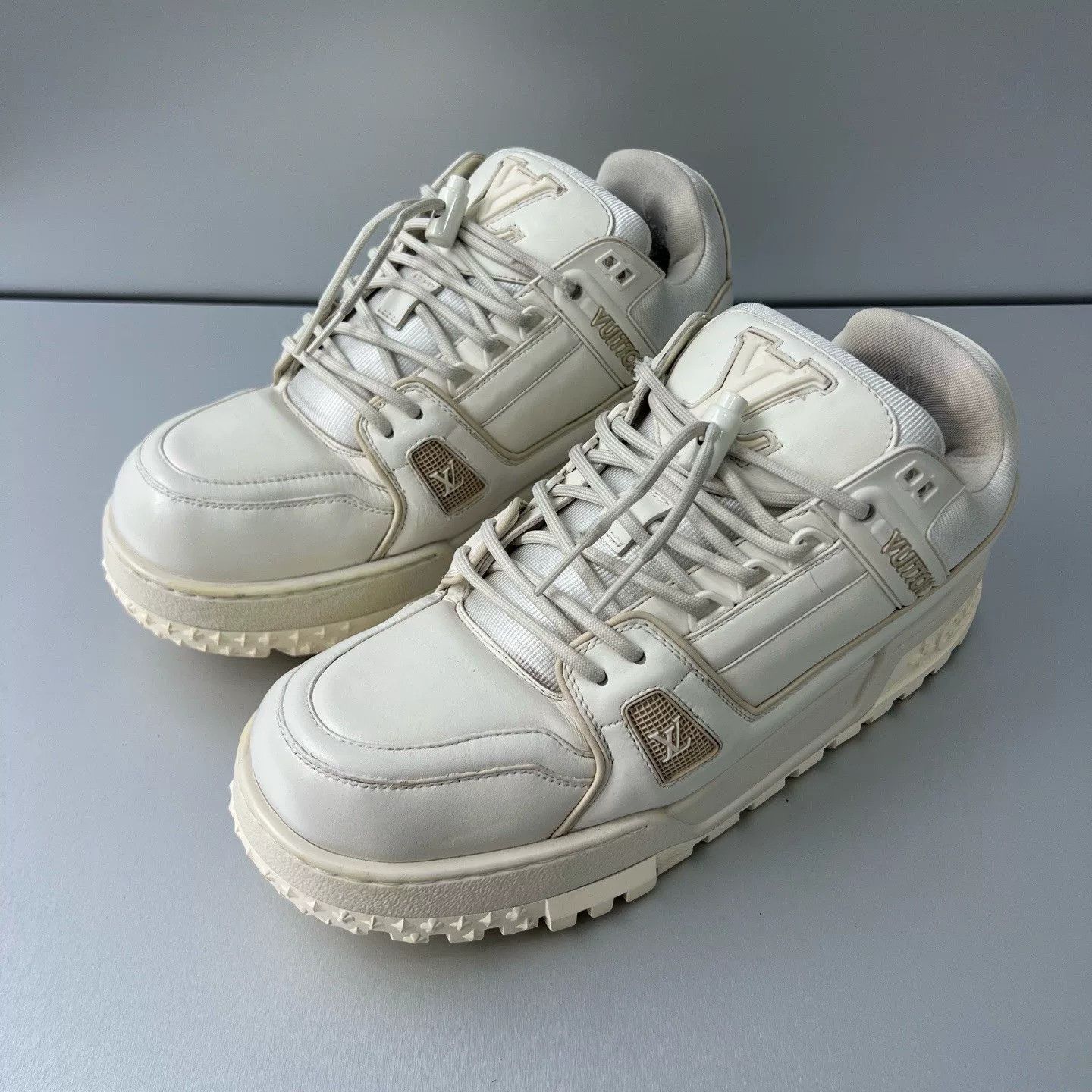 Louis Vuitton Louis Vuitton Trainer Maxi Sneakers White Size US 8 / EU 41 - 1 Thumbnail