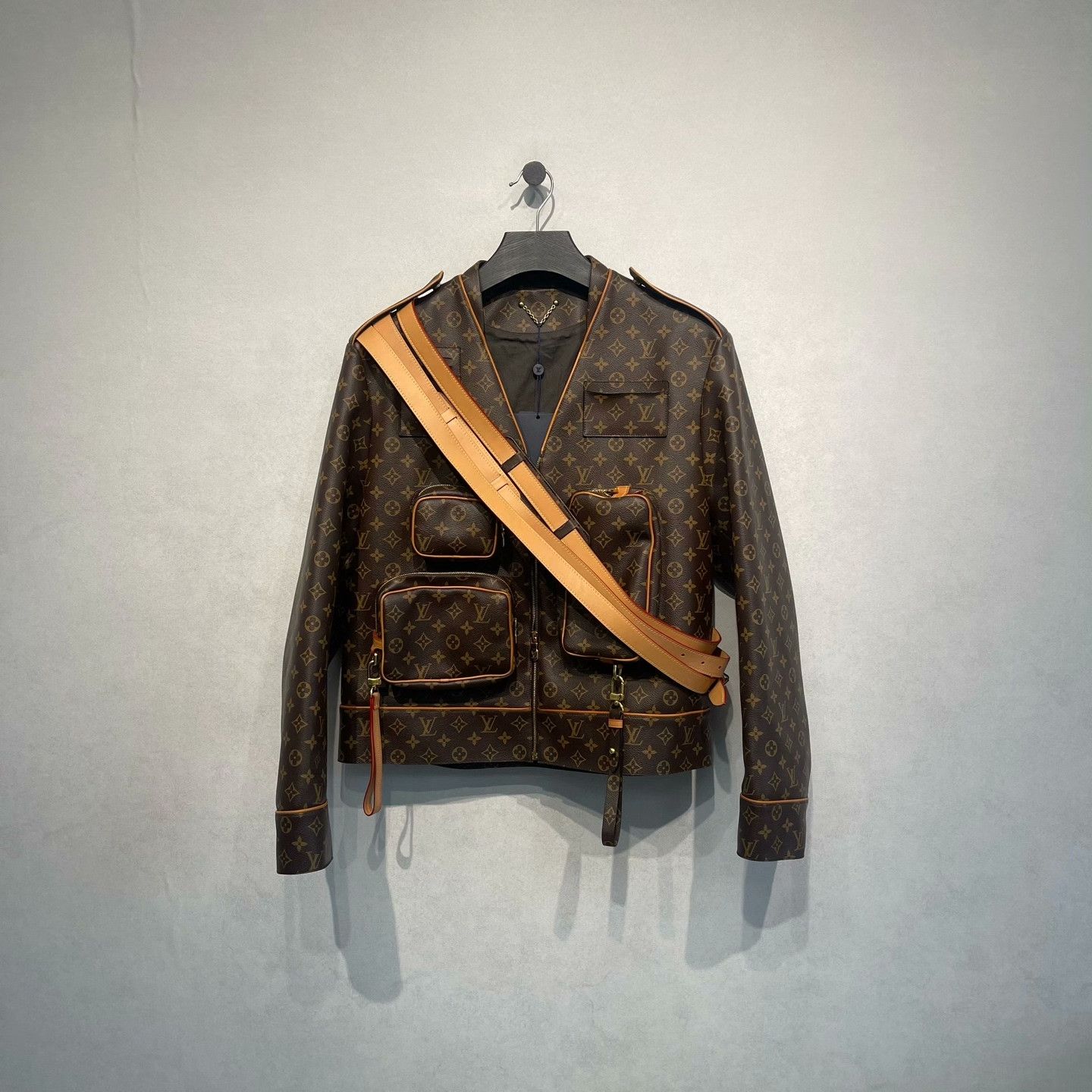 Louis Vuitton Louis Vuitton Monogram Utility Leather Jacket 50 Size US M / EU 48-50 / 2 - 1 Thumbnail