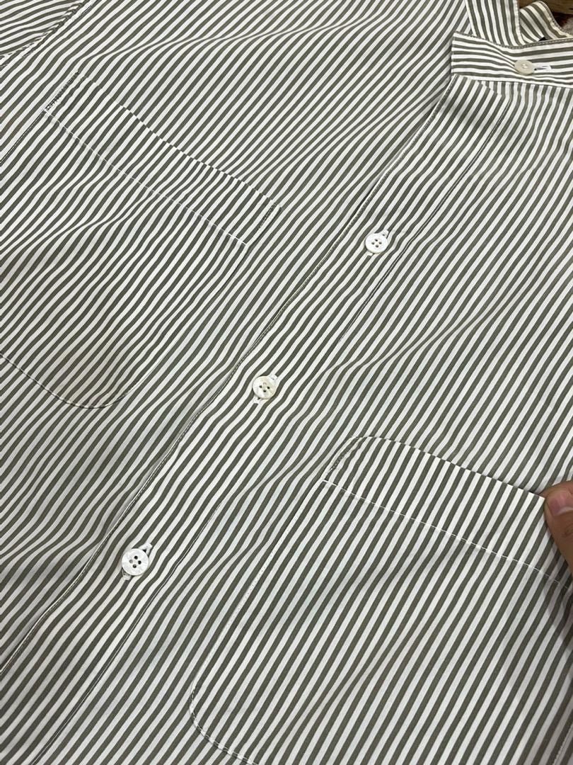 Issey Miyake Vtg Issey Miyake Unsymmetrical Stripes Button Shirt Size US L / EU 52-54 / 3 - 7 Thumbnail