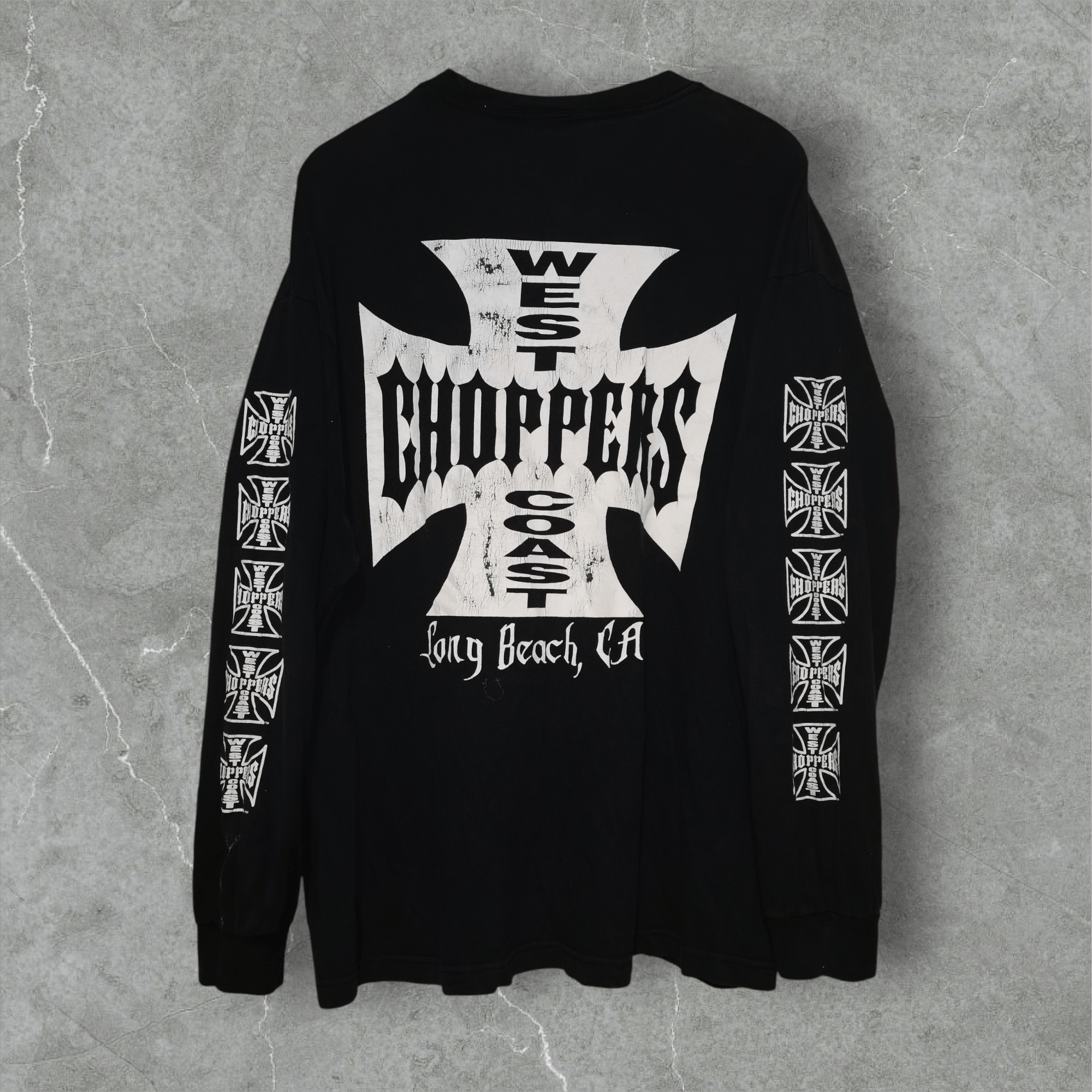 west coast choppers ロンT【XL】 Vintage (XL) GRAIL WEST COAST CHOPPERS Thermal Longsleeve | Grailed