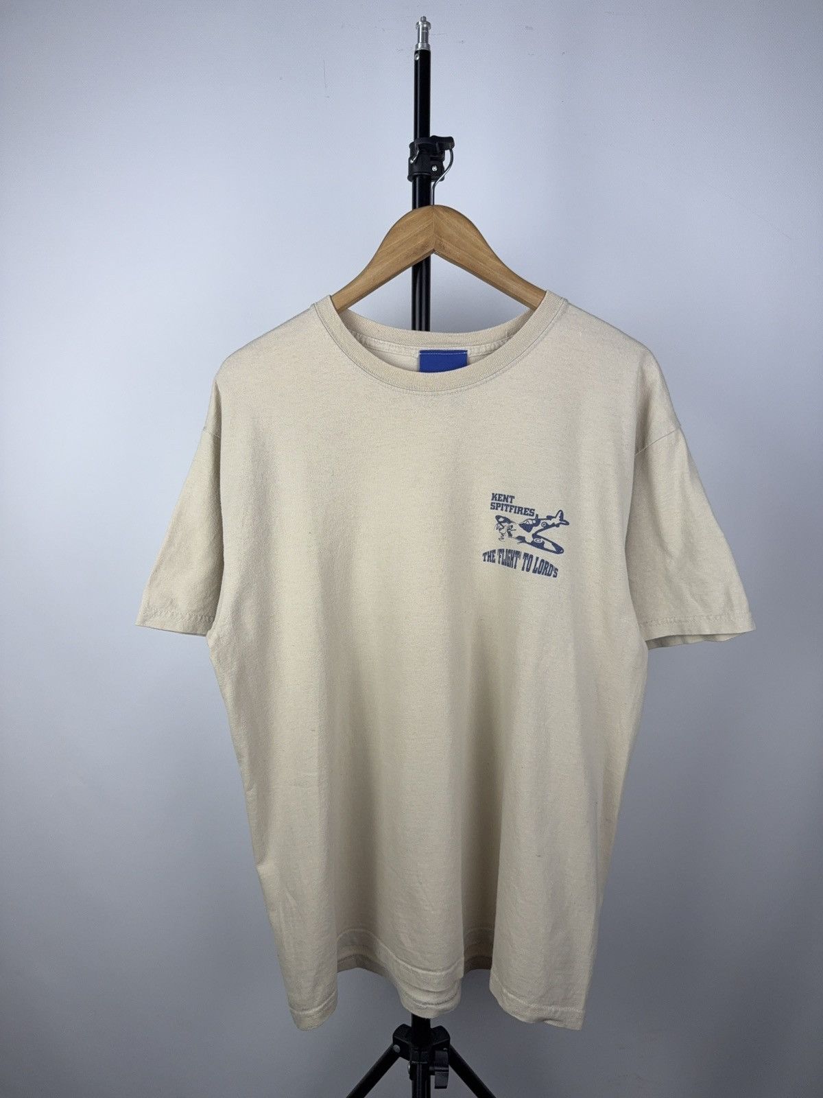 Other × Vintage Kent Spitfires Cricket Club Tee 2008 Lords Final L Beige Size US L / EU 52-54 / 3 - 2 Thumbnail
