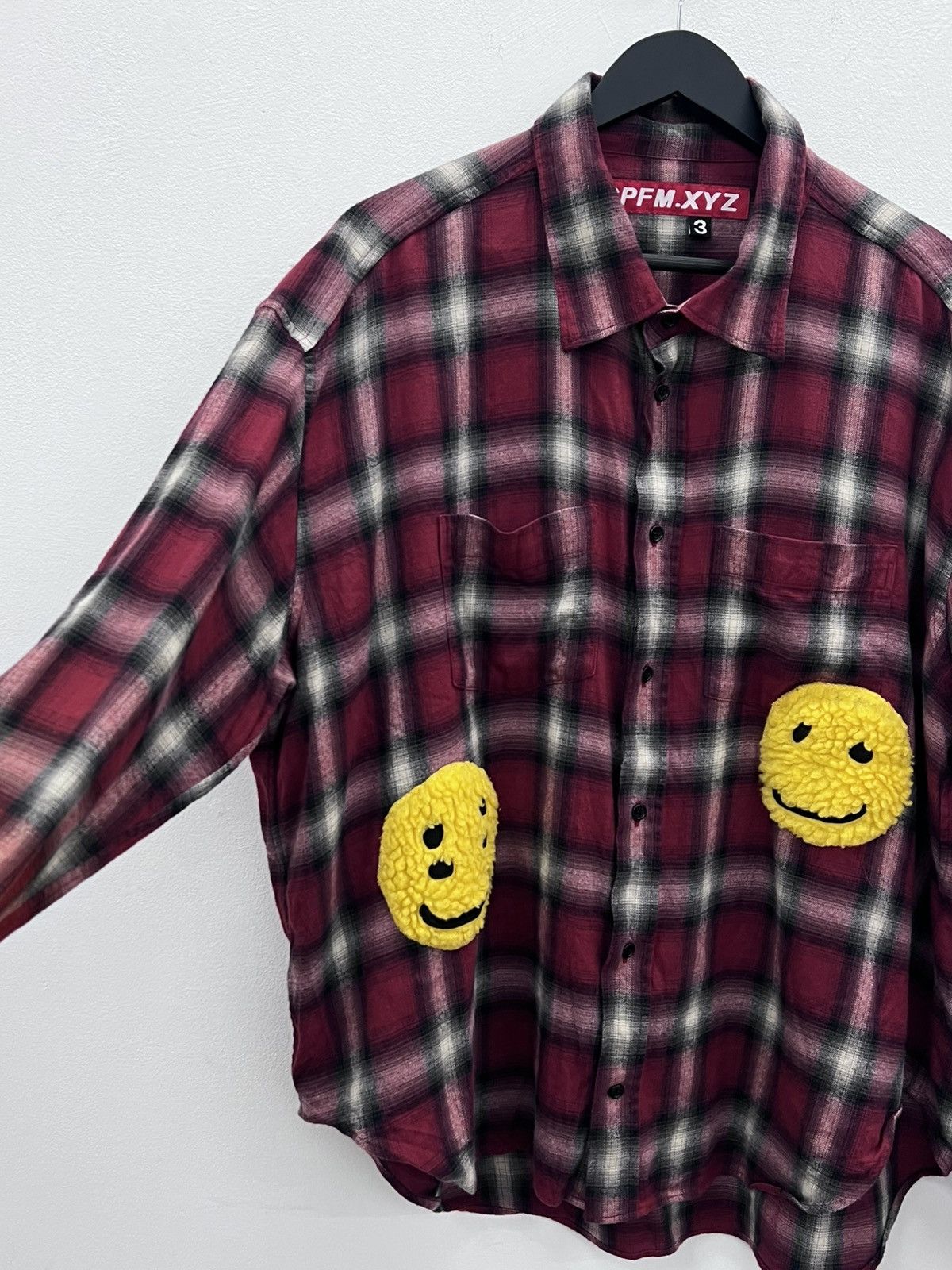 Cactus Plant Flea Market Cactus Plant Flea Market Double Vision Check Red Flannel Size US M / EU 48-50 / 2 - 3 Thumbnail