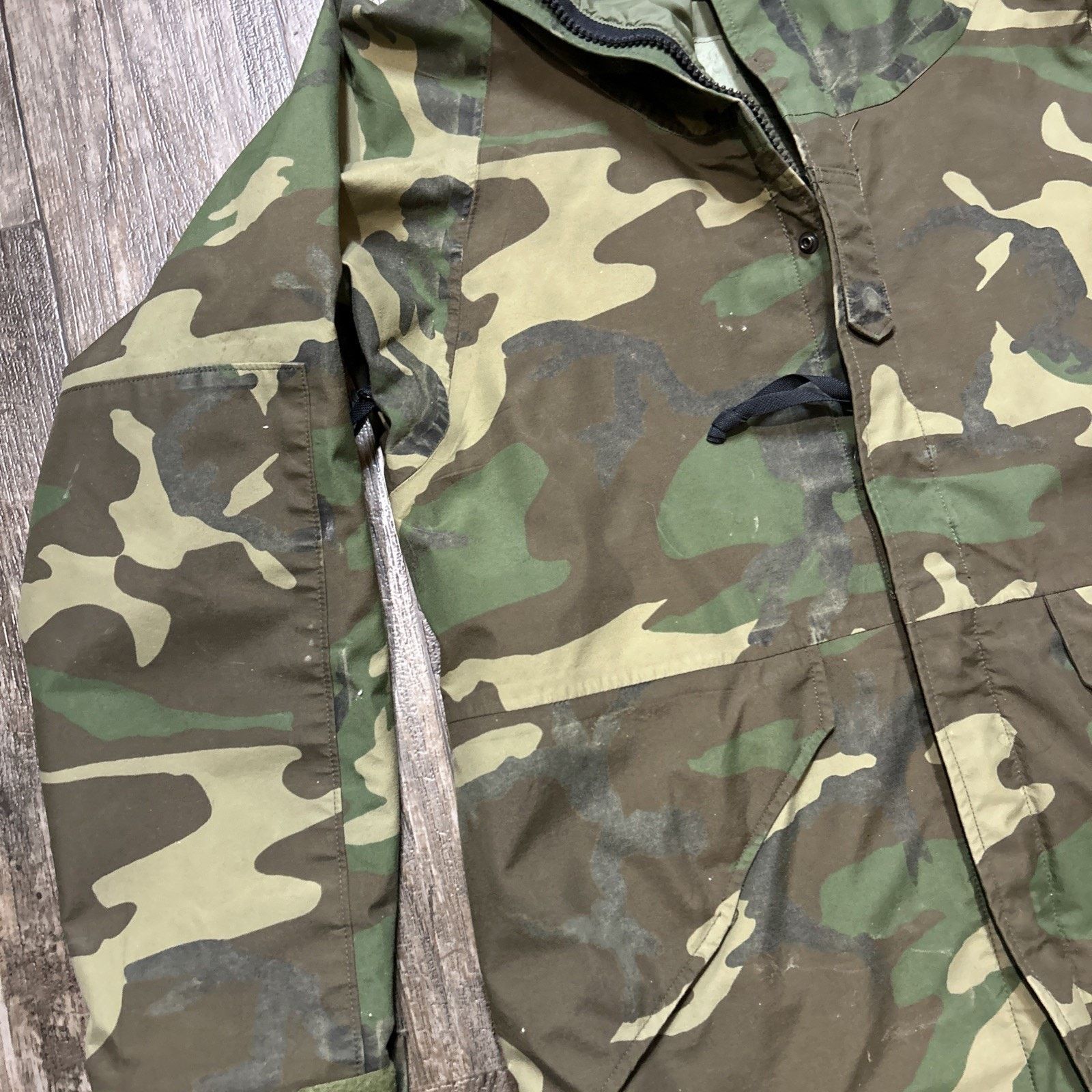 Other Vtg Military Parka Regular Green Camo Parka Extended Cold Size US S / EU 44-46 / 1 - 4 Thumbnail