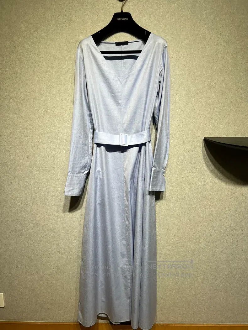 The Row The Row size 0 Grey Belted Dress Size ONE SIZE - 1 Thumbnail