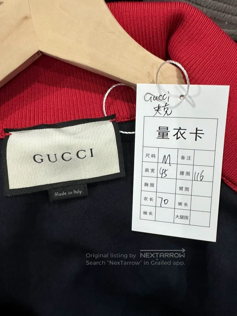 Gucci Gucci Dark blue bee coat Size US M / EU 48-50 / 2 - 3 Thumbnail