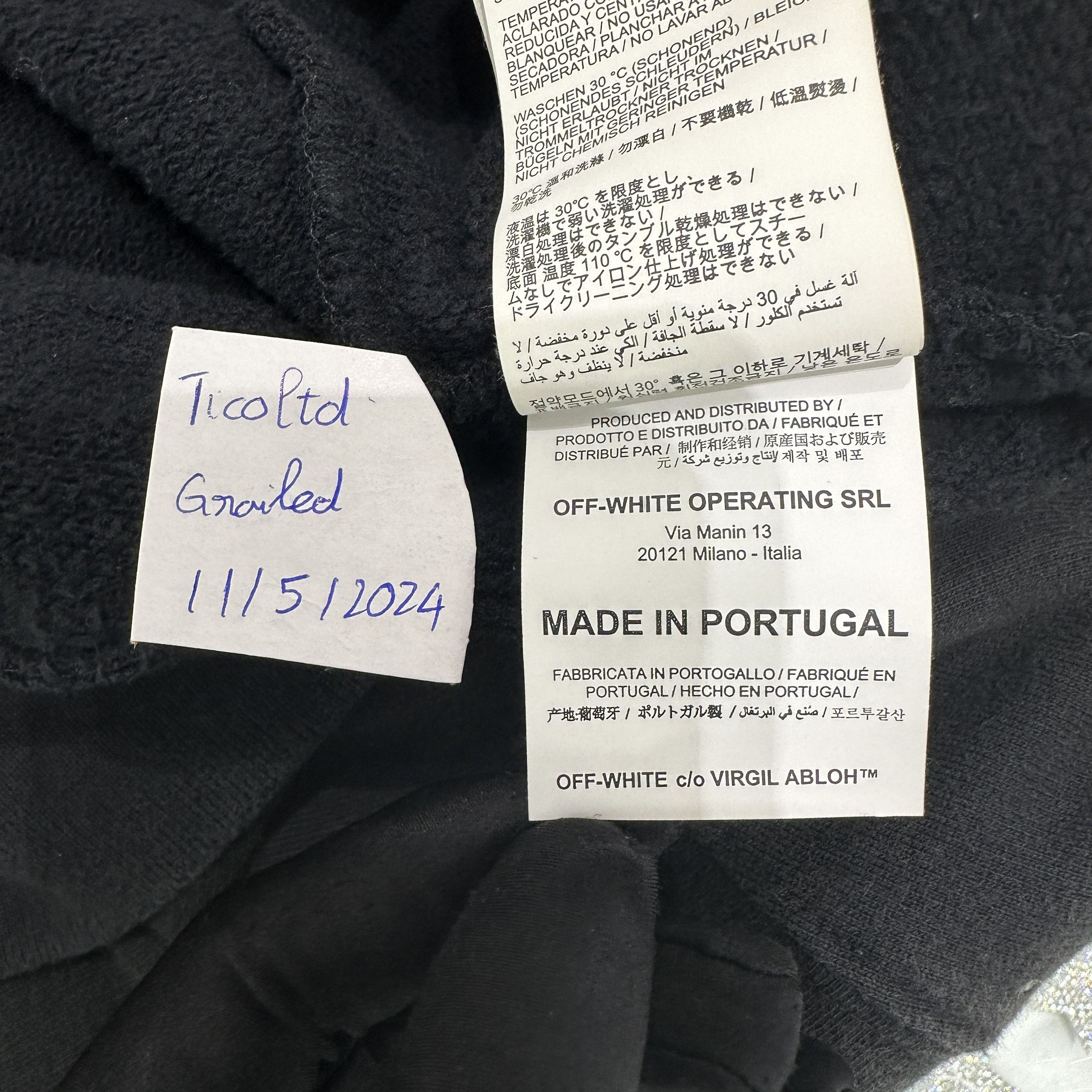 Off-White OFF WHITE Diag Waterfall Hoodie BLACK Size US XS / EU 42 / 0 - 13 Thumbnail