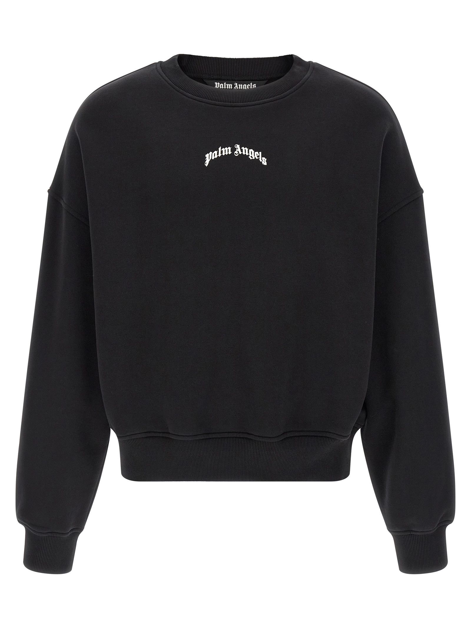 Palm Angels 'Back Curved Logo' sweatshirt Size US M / EU 48-50 / 2 - 1 Thumbnail