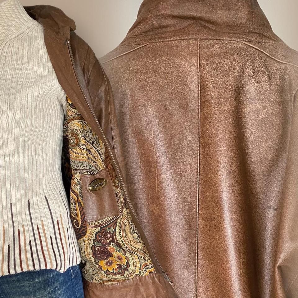 Vintage Vintage Leather Jacket Size ONE SIZE - 4 Thumbnail