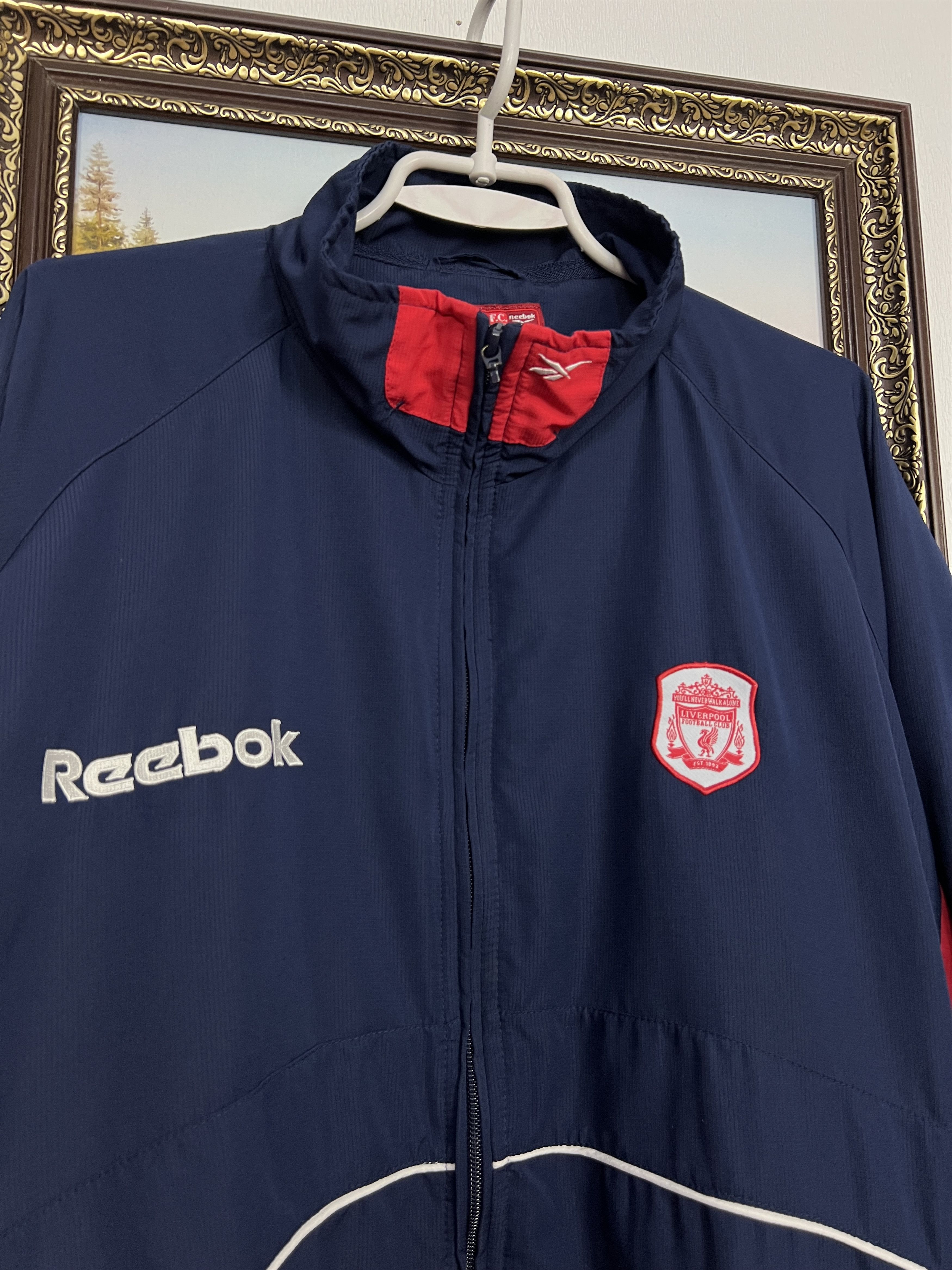 Reebok Vintage 2000's Liverpool Football Jacket Soccer Track Top Size US XL / EU 56 / 4 - 3 Thumbnail