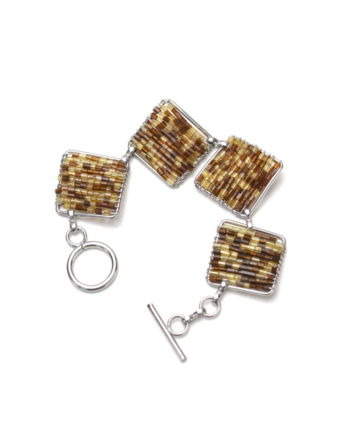 Hysteric Glamour 2000S JAPANESE MADE DARK AMBER SQUARE LINK BRACELET Size ONE SIZE - 1 Thumbnail