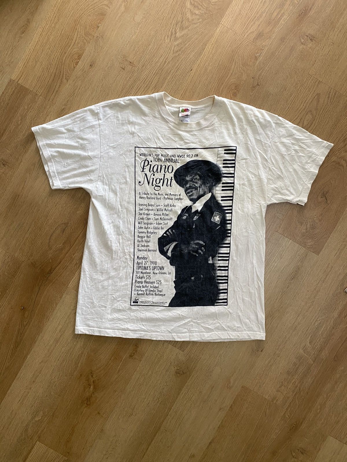 Jazz Cartier × Song For The Mute × Vintage Vintage Jazz Tribute To The Music Memory (Colour Cream) Size US XL / EU 56 / 4 - 1 Thumbnail