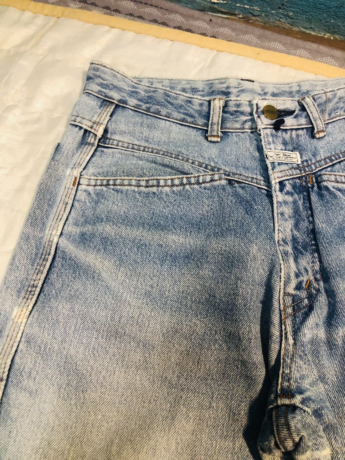 Japanese Brand Ever Blue Jeans (10) Size US 27 - 5 Thumbnail