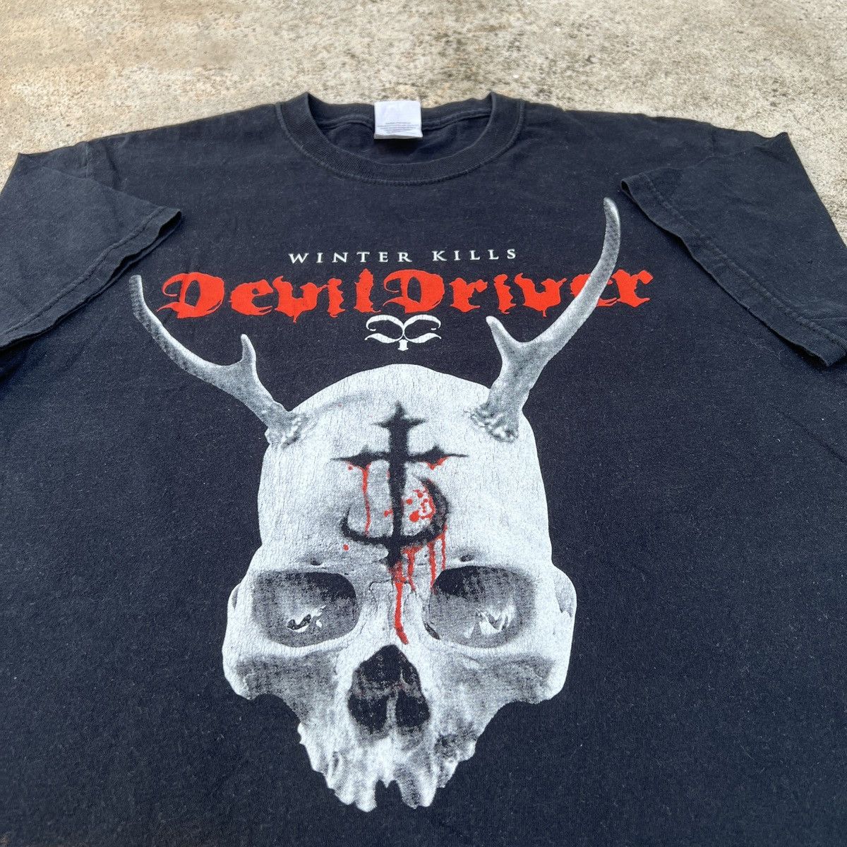 Band Tees Vintage Y2K DevilDriver Tour Tee Groove metal Size US M / EU 48-50 / 2 - 2 Thumbnail