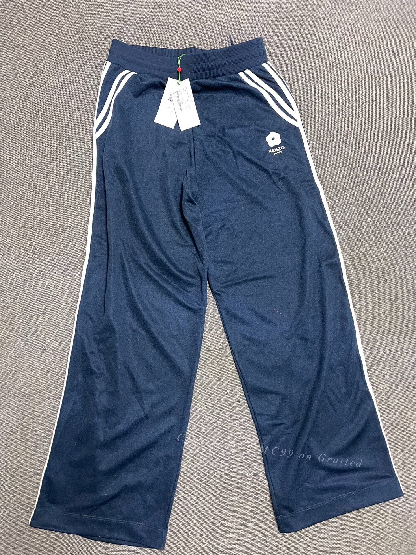 Kenzo KENZO SS23 Logo Print Men's Straight Knit Pants Size US 32 / EU 48 - 1 Thumbnail